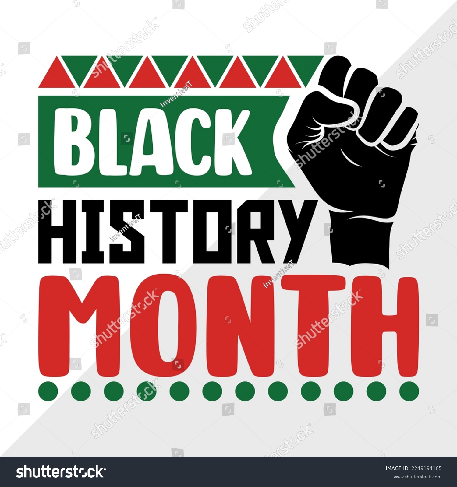 SVG of Black History Month SVG Printable Vector Illustration svg