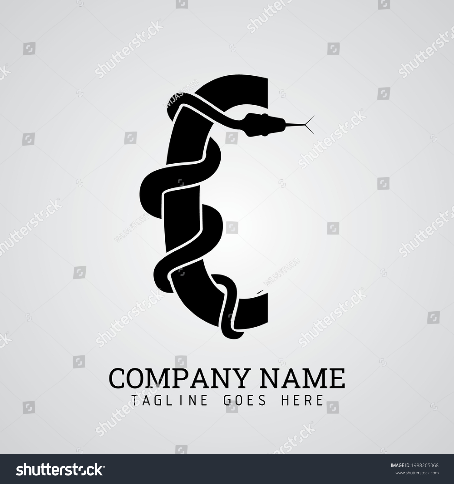 Black Isolated Silhouette Snake Animal Shape Stock Vector (Royalty Free ...