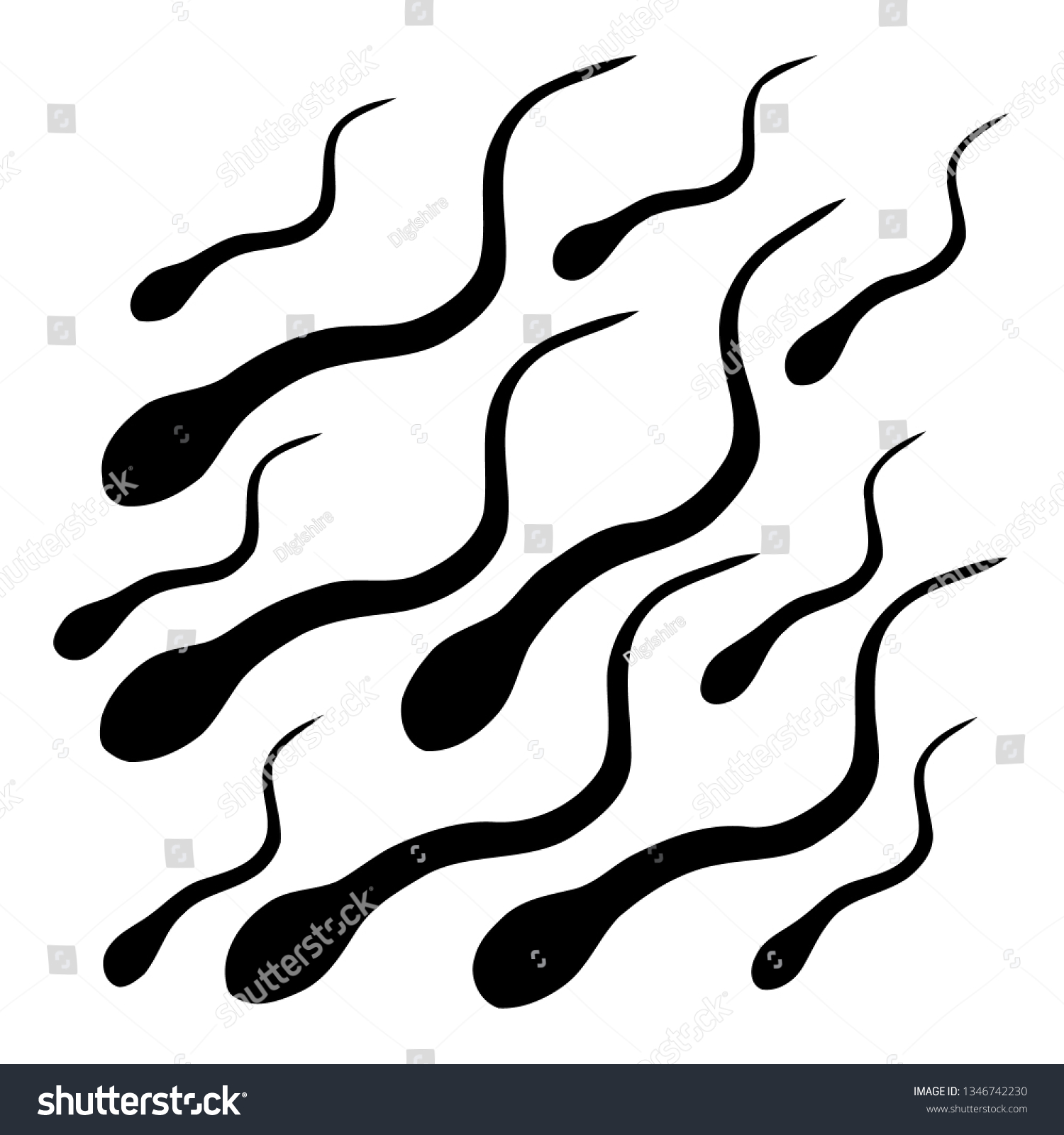 Black Jizz Clipart Stock Vector (Royalty Free) 1346742230 | Shutterstock