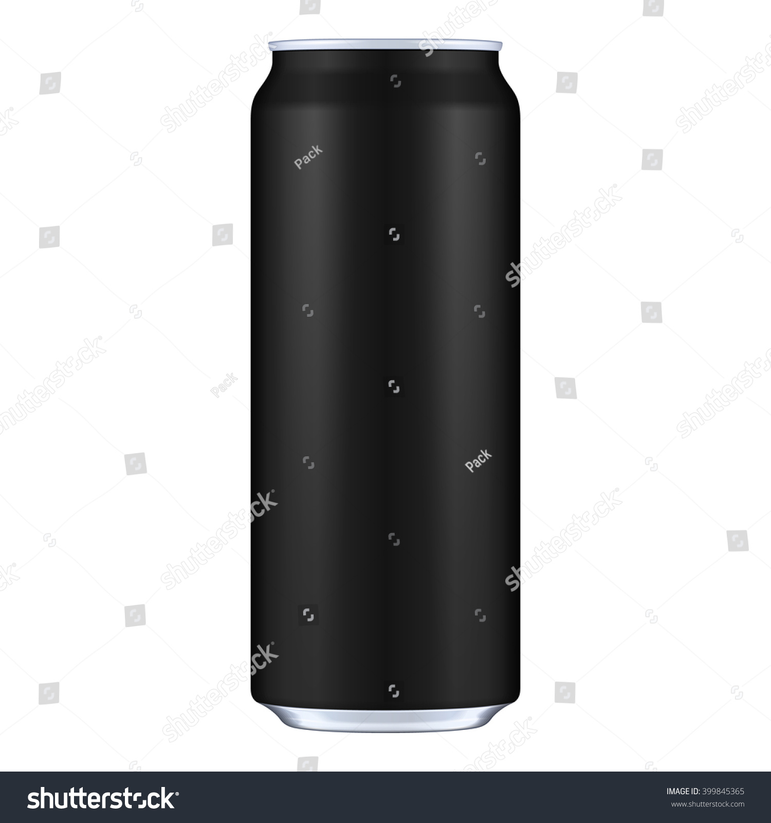 SVG of Black Metal Aluminum Beverage Drink Can 500ml. Mockup Template Ready For Your Design. Isolated On White Background. Product Packing. Vector EPS10 Product Packing Vector EPS10 svg