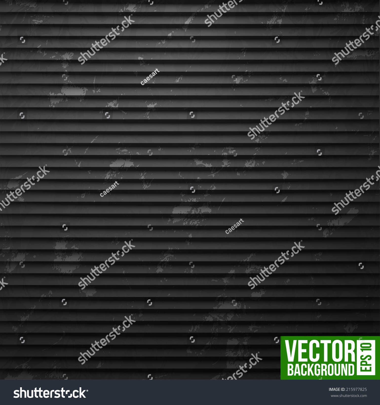 Black Metal Shutter Stripe Background Retro Stock Vector (Royalty Free