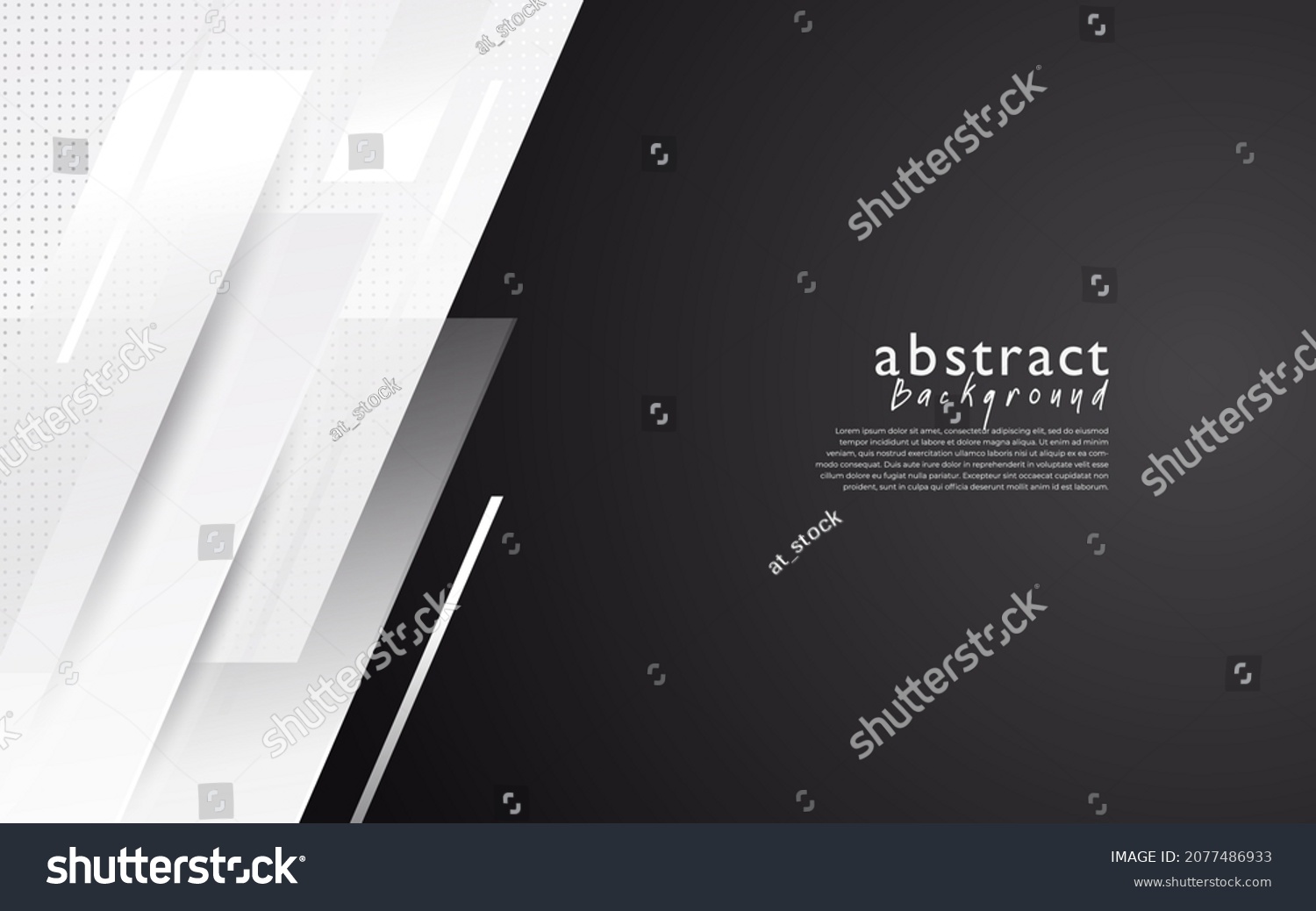 Black Modern Abstract Background Design Stock Vector (Royalty Free ...