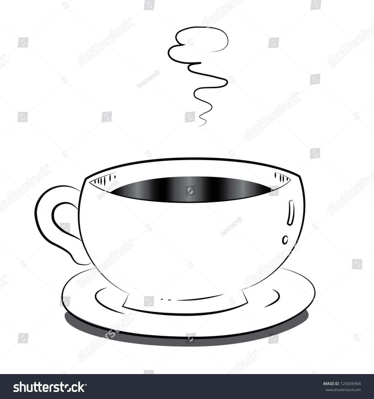 Free Free 345 Coffee Cup Outline Svg SVG PNG EPS DXF File