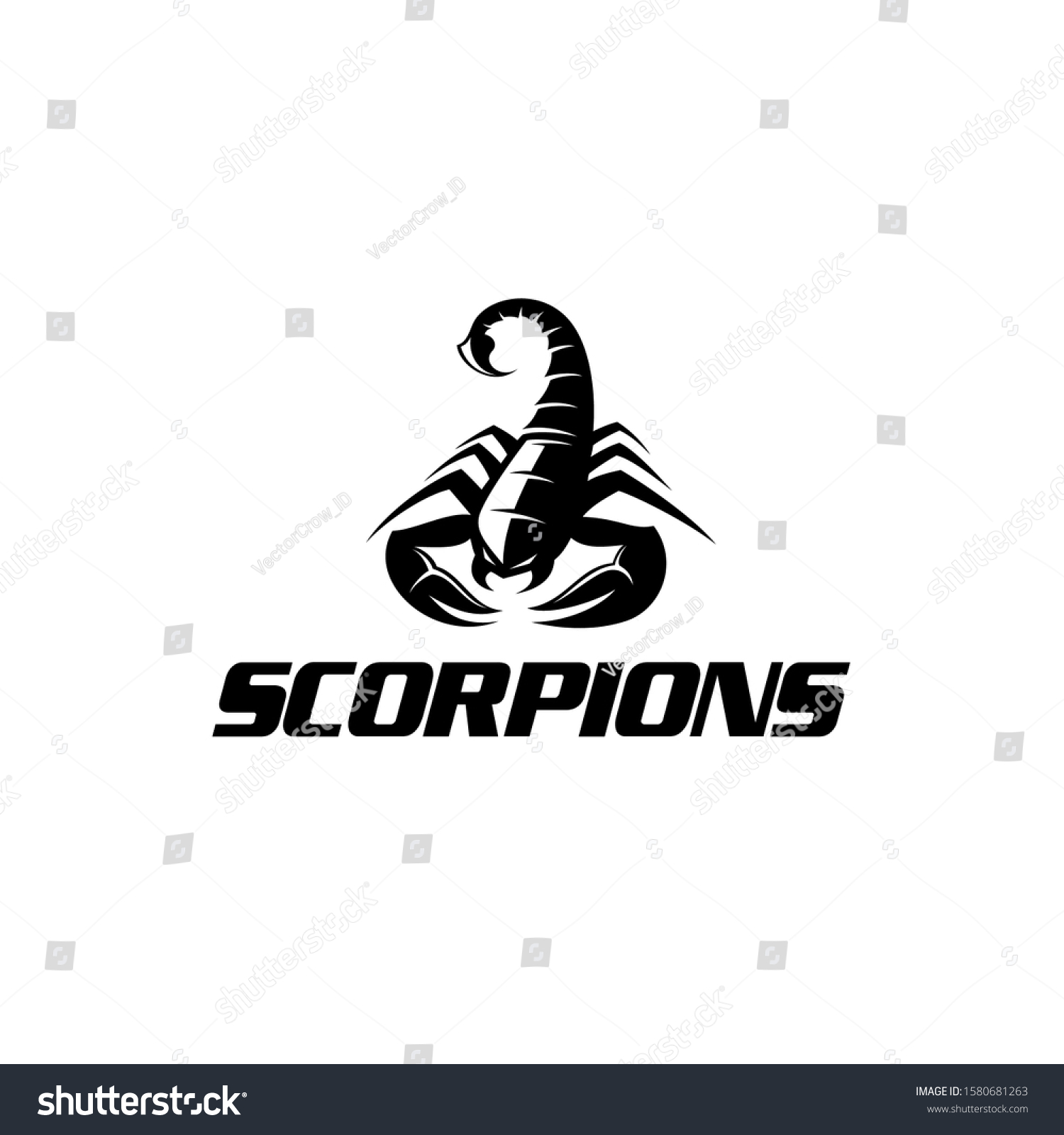 SVG of Black Scorpion - Scorpion Logo Great for Any Related Logo Brand Theme Activity or Company. svg