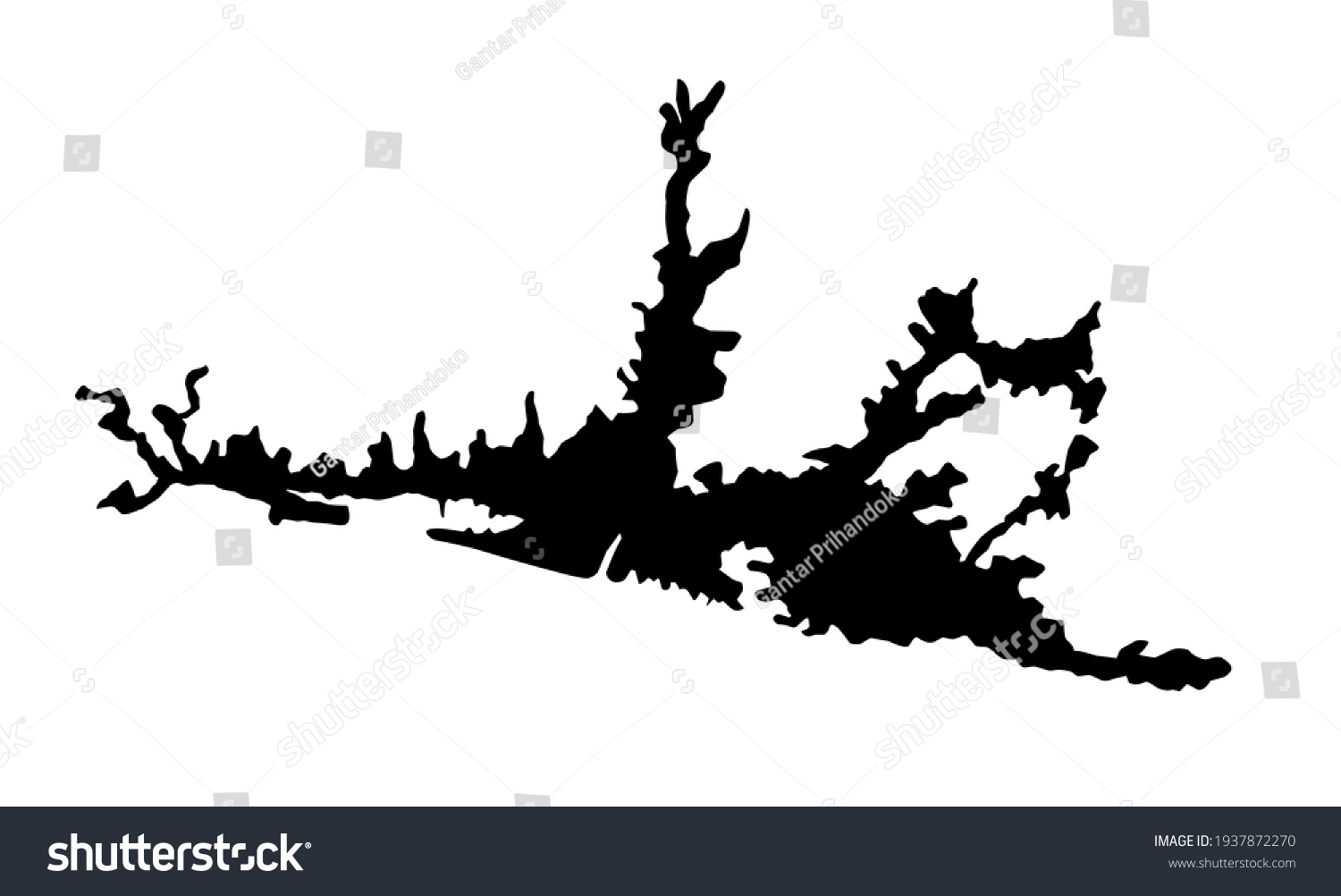 black-silhouette-map-city-genova-northern-stock-vector-royalty-free