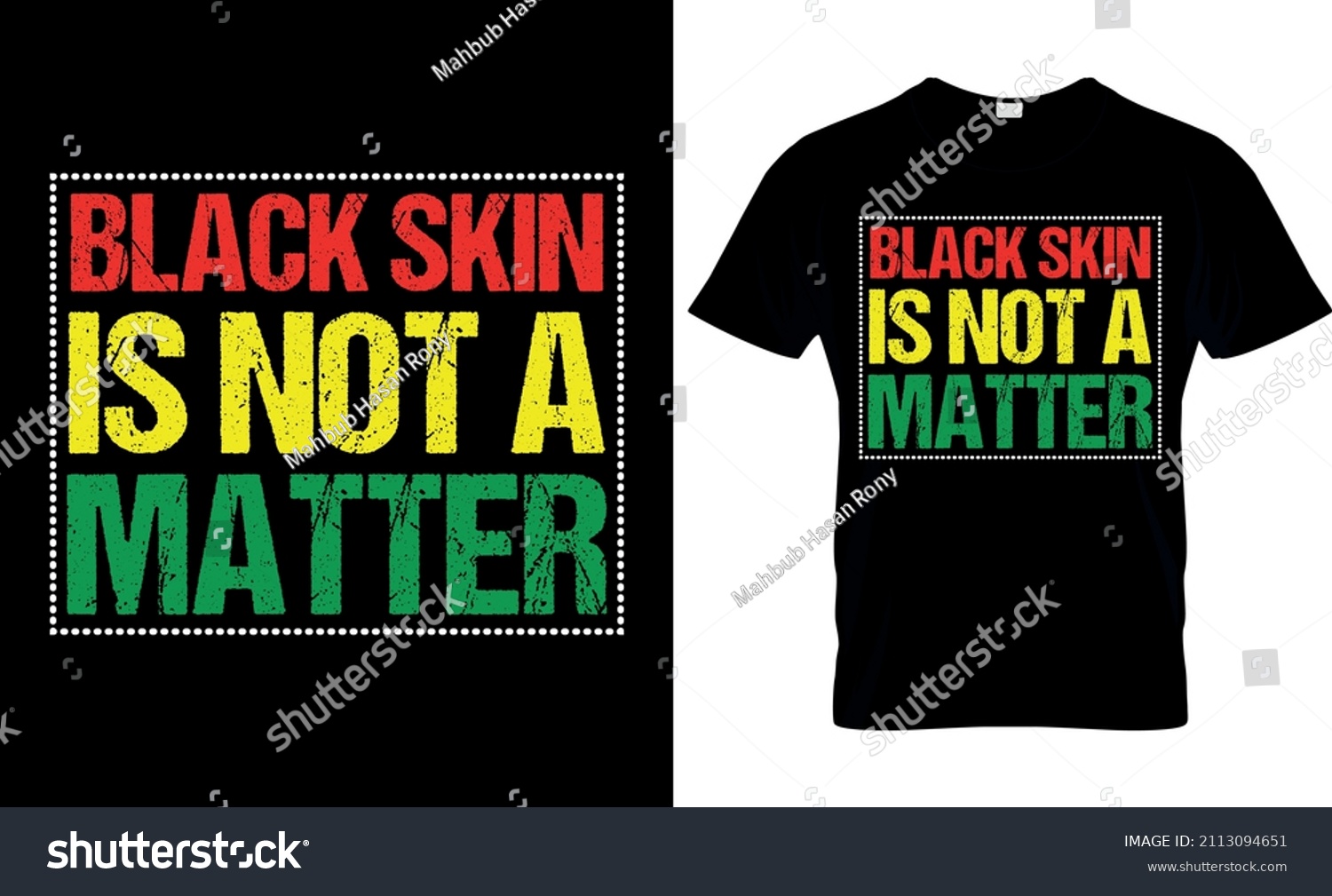 SVG of Black skin is not a matter - Black History Month -  African American t shirt designs - Lives Matter - Black Lives Matter svg