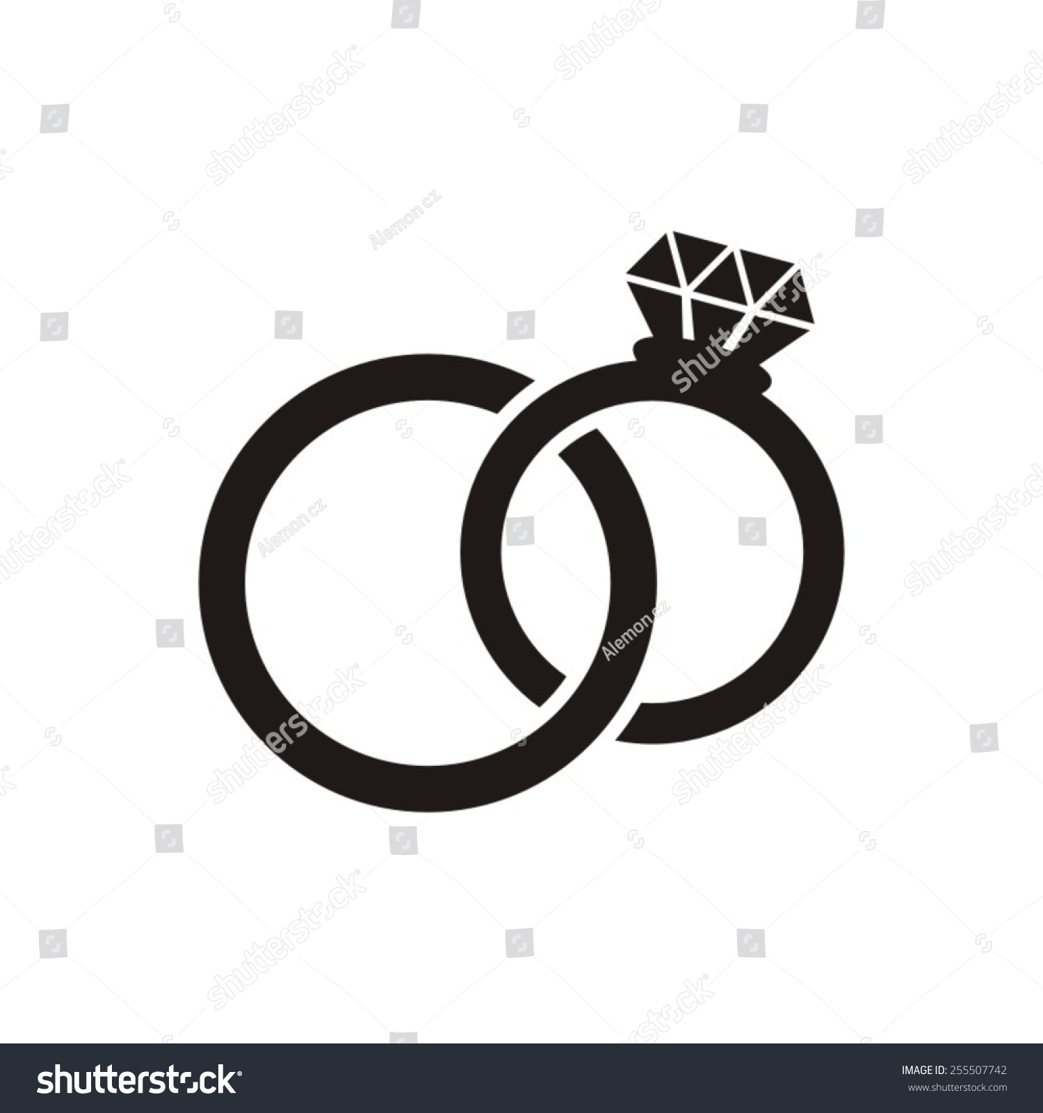 3,391 Two rings joined Images, Stock Photos & Vectors | Shutterstock