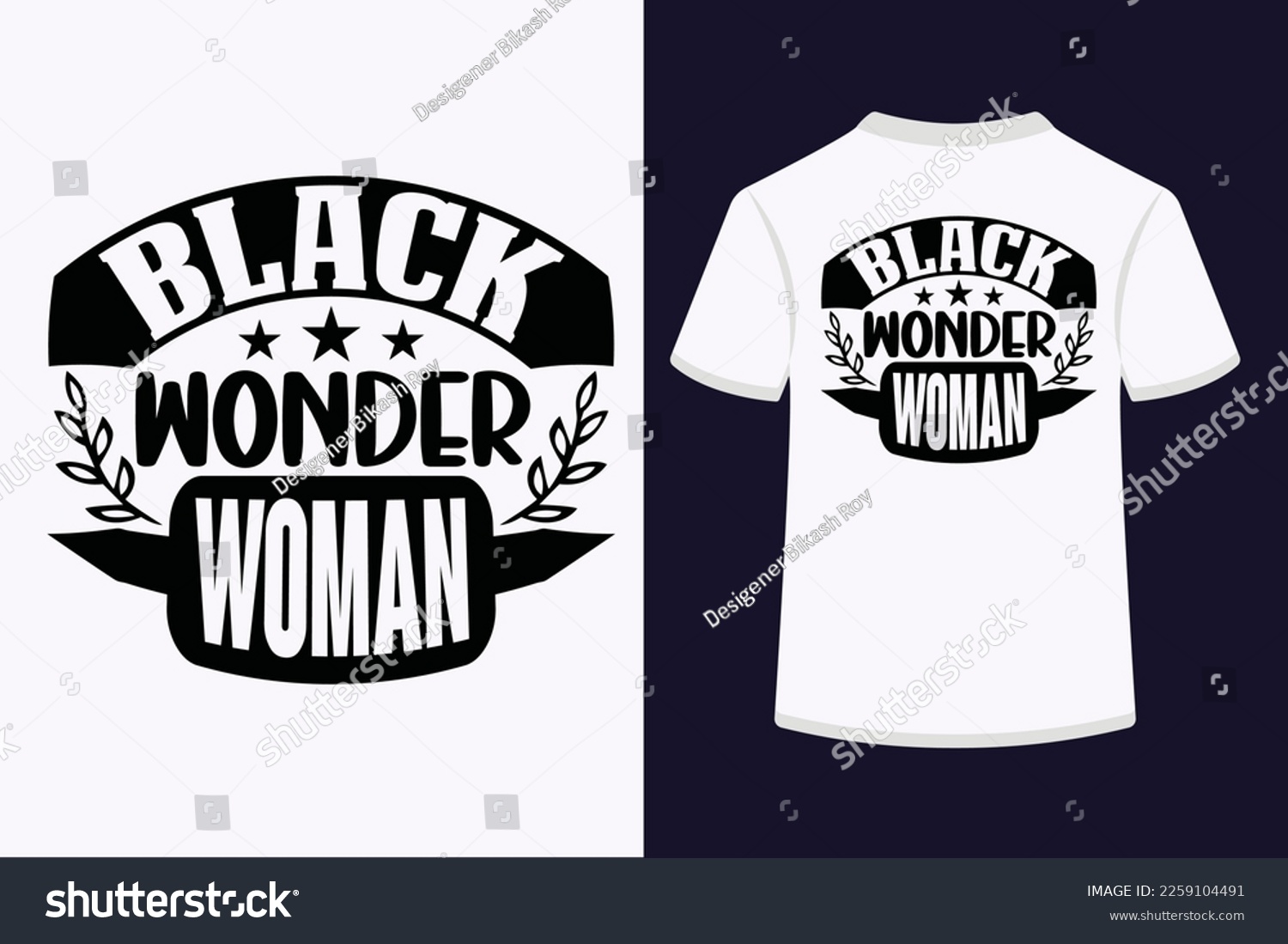 SVG of Black Wonder Woman Svg T Shirt Design svg