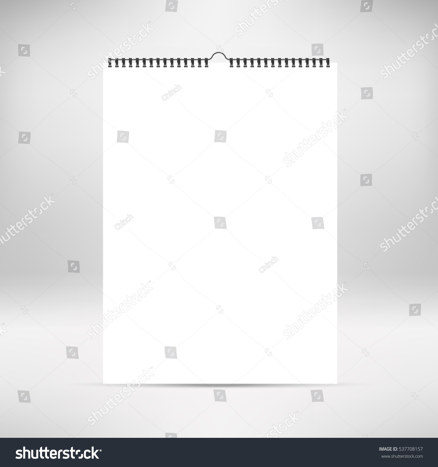 Blank Calendar Vector : Blank calendar mock up template stock vector Blank Calendar Vector : Blank calendar mock up template stock vector