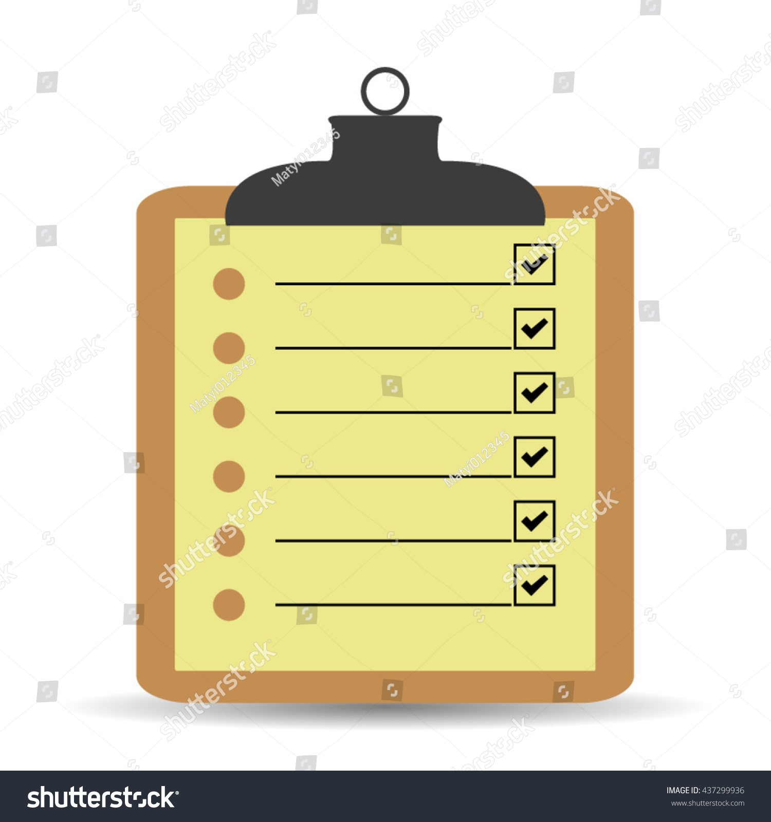 blank checklist form todo list reminder stock vector royalty free blank check list