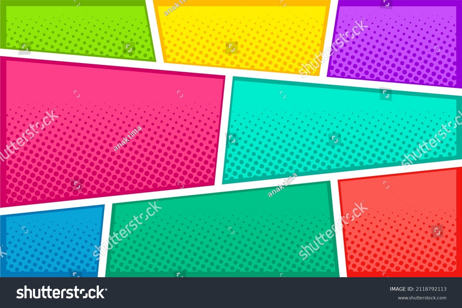 blank-colorful-comic-panel-background-stock-vector-royalty-free