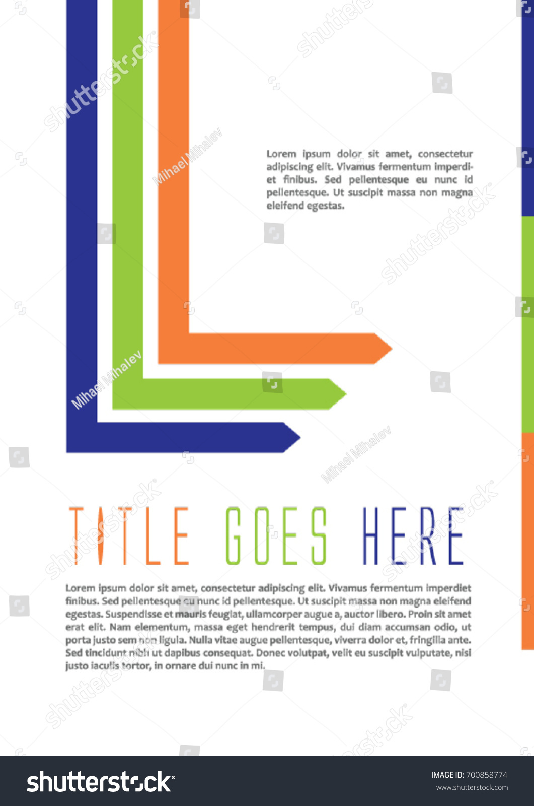 Blank Design Template Stock Vector (Royalty Free) 700858774