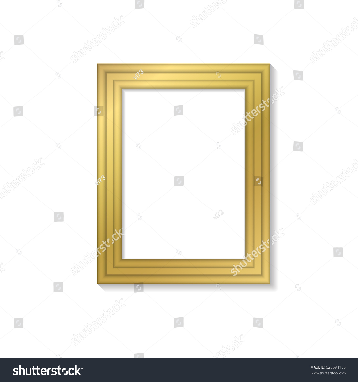 Blank Golden Frame Template Pictures Photos Stock Vector (Royalty Free ...