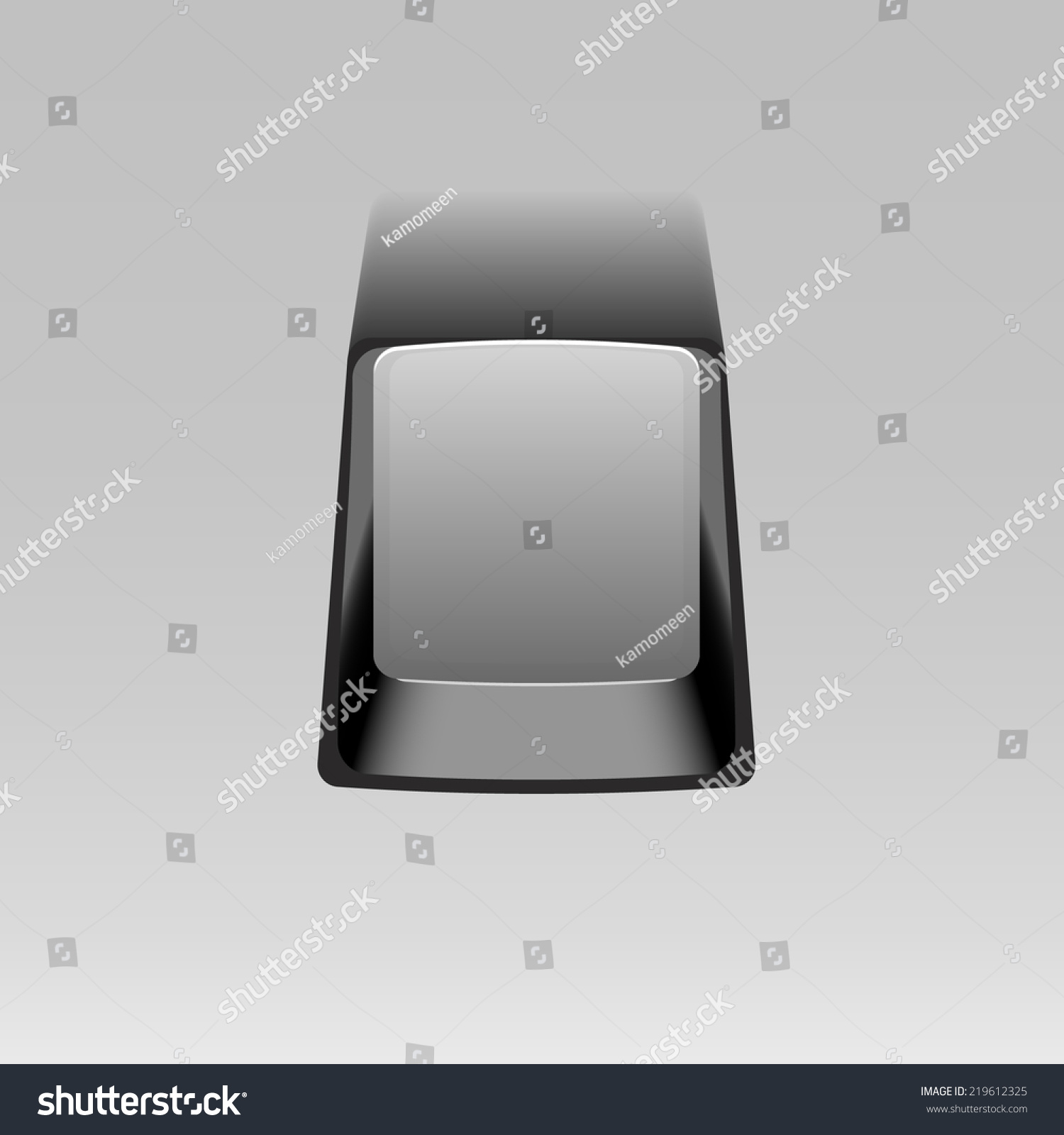 Blank Keyboard Button Stock Vector Illustration 219612325 : Shutterstock