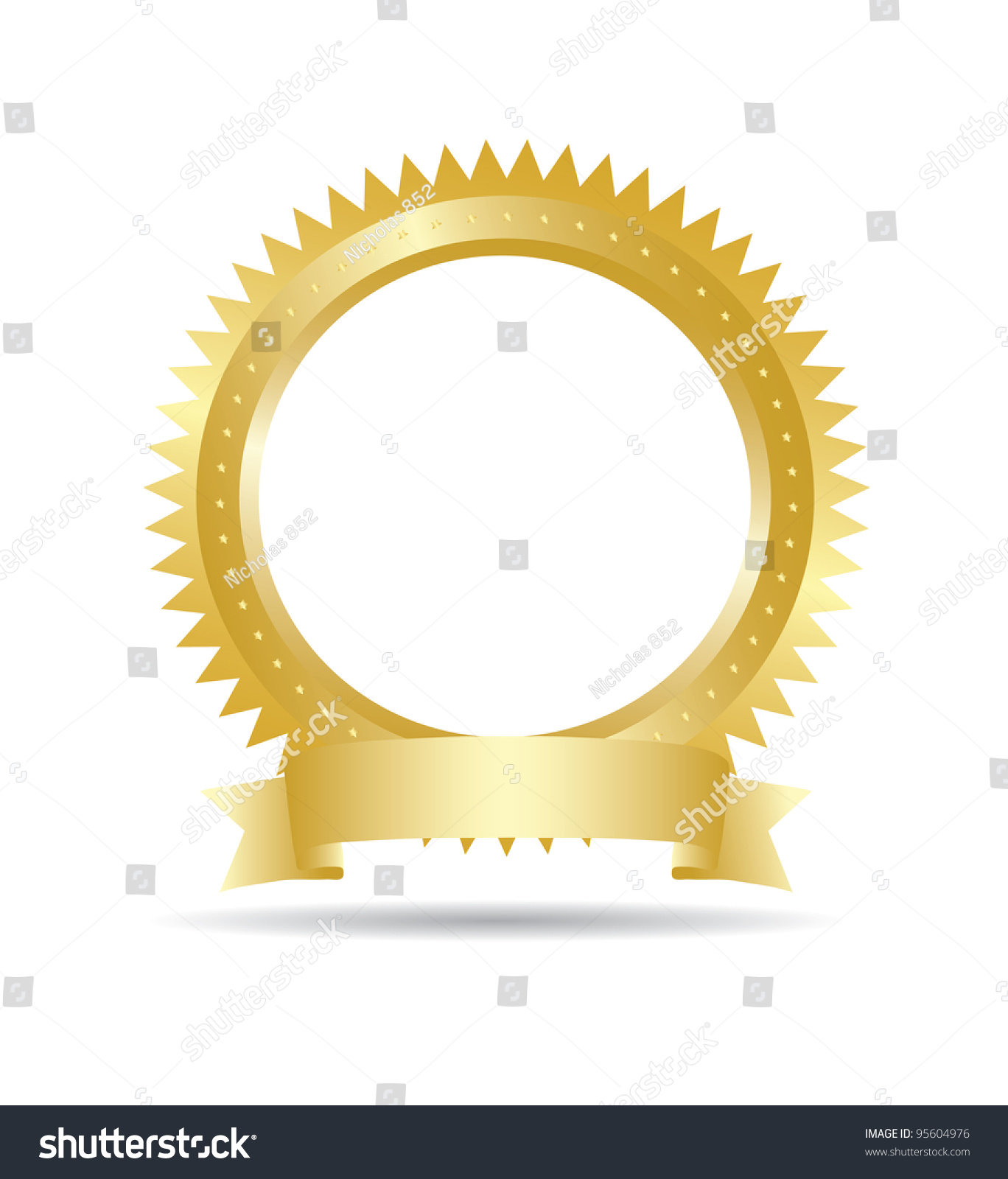 Blank Label Vector Stock Vector (Royalty Free) 95604976