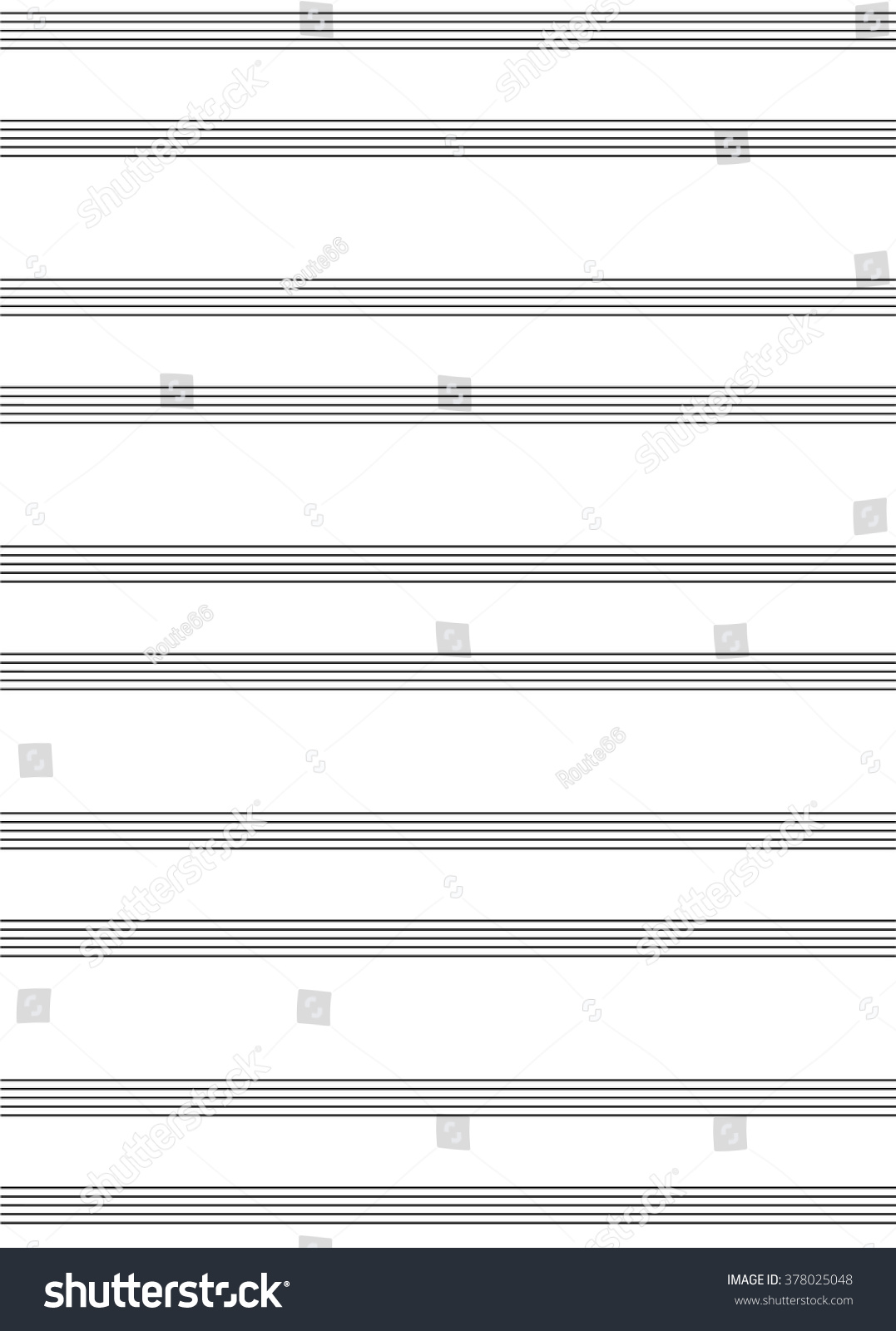 blank piano score sheet two staves stock vector 378025048 shutterstock piano score sheet
