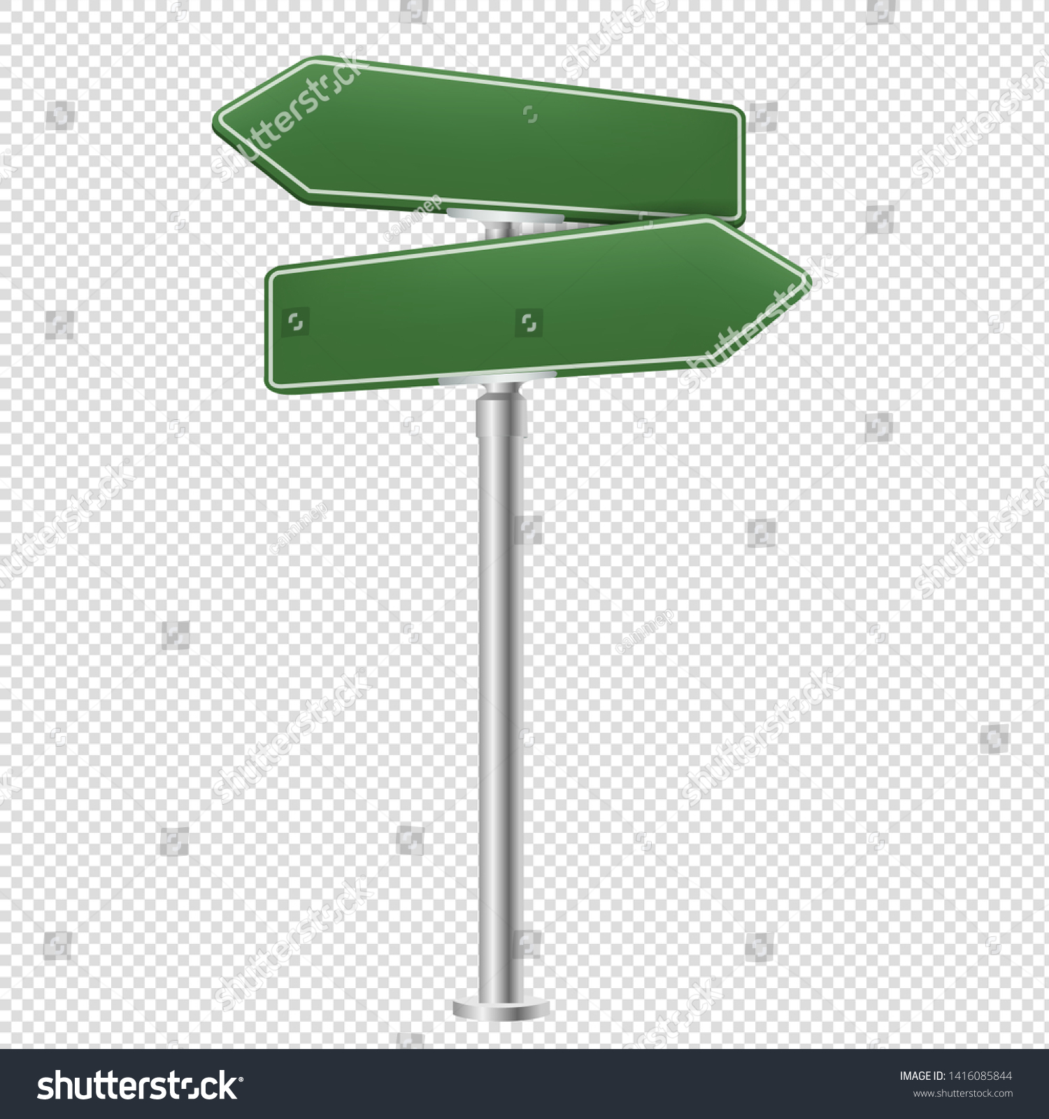 8,201 Blank green street sign Stock Illustrations, Images & Vectors ...