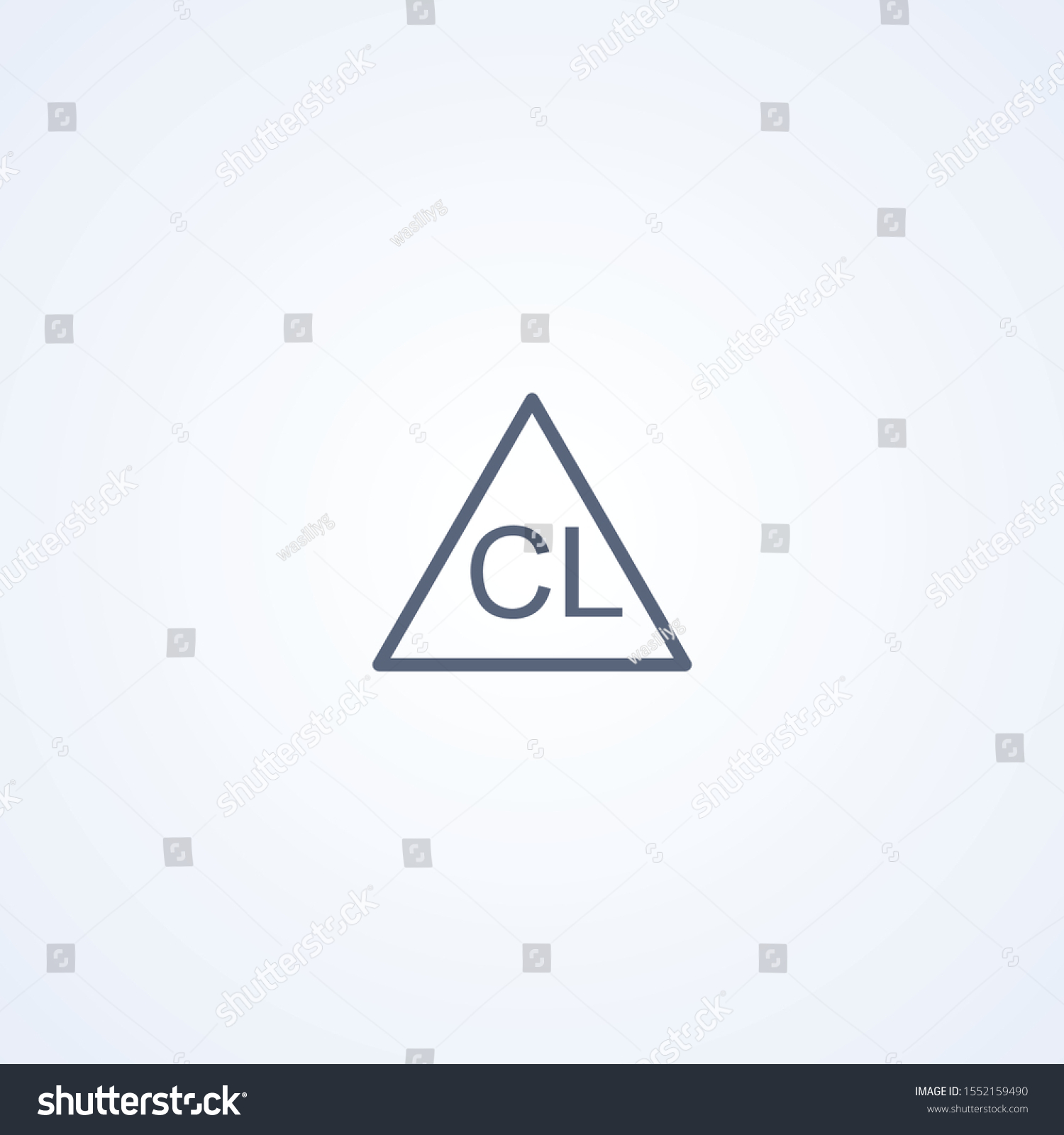 Bleaching Chlorine Allowed Vector Best Gray Stock Vector (Royalty Free ...