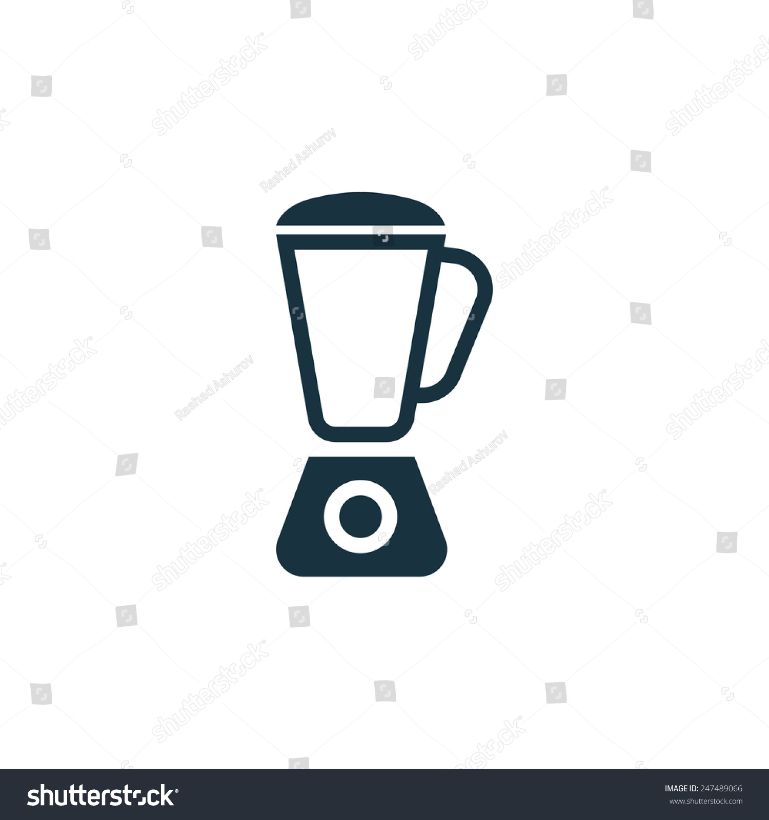 Blender Icon On White Background Stock Vector 247489066 