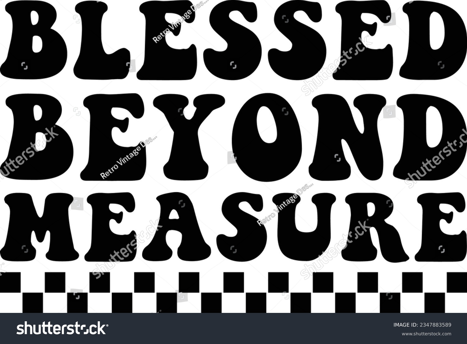 SVG of Blessed beyond Measure         svg Graphic designs svg