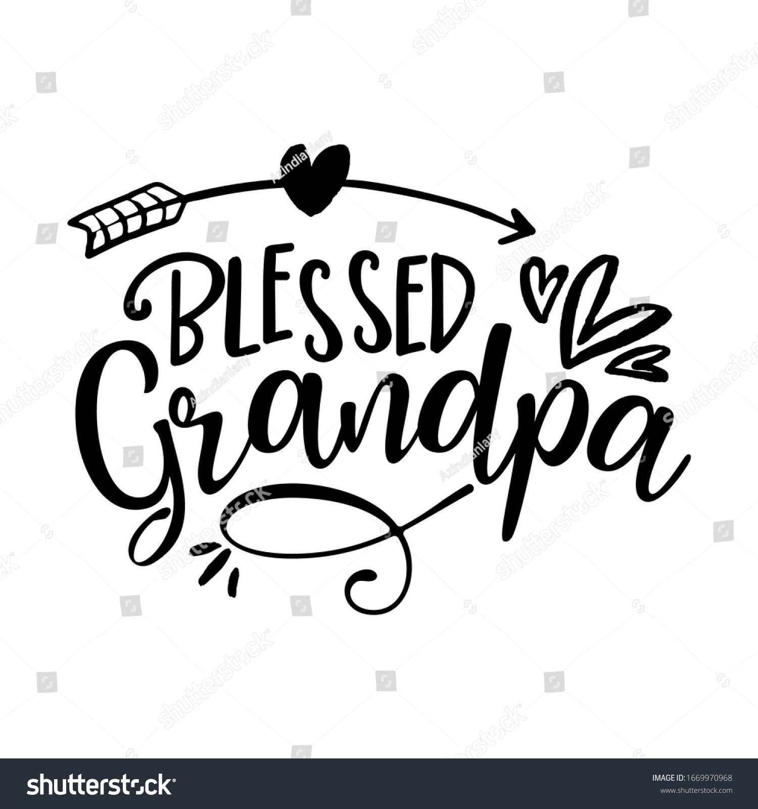 Download Blessed Grandpa Papa Funny Vector Quotes Stock Vector Royalty Free 1669970968