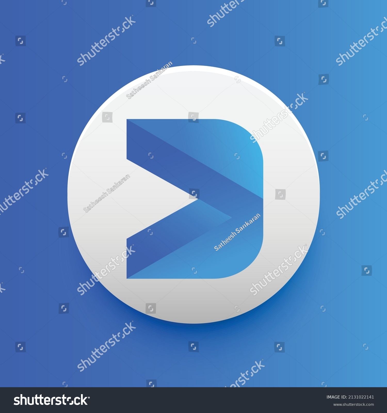SVG of Blockchain based secure Cryptocurrency coin Decentralized Social (DESO) icon isolated on colored background. Digital currency. Altcoin symbol. Vector Illustration svg