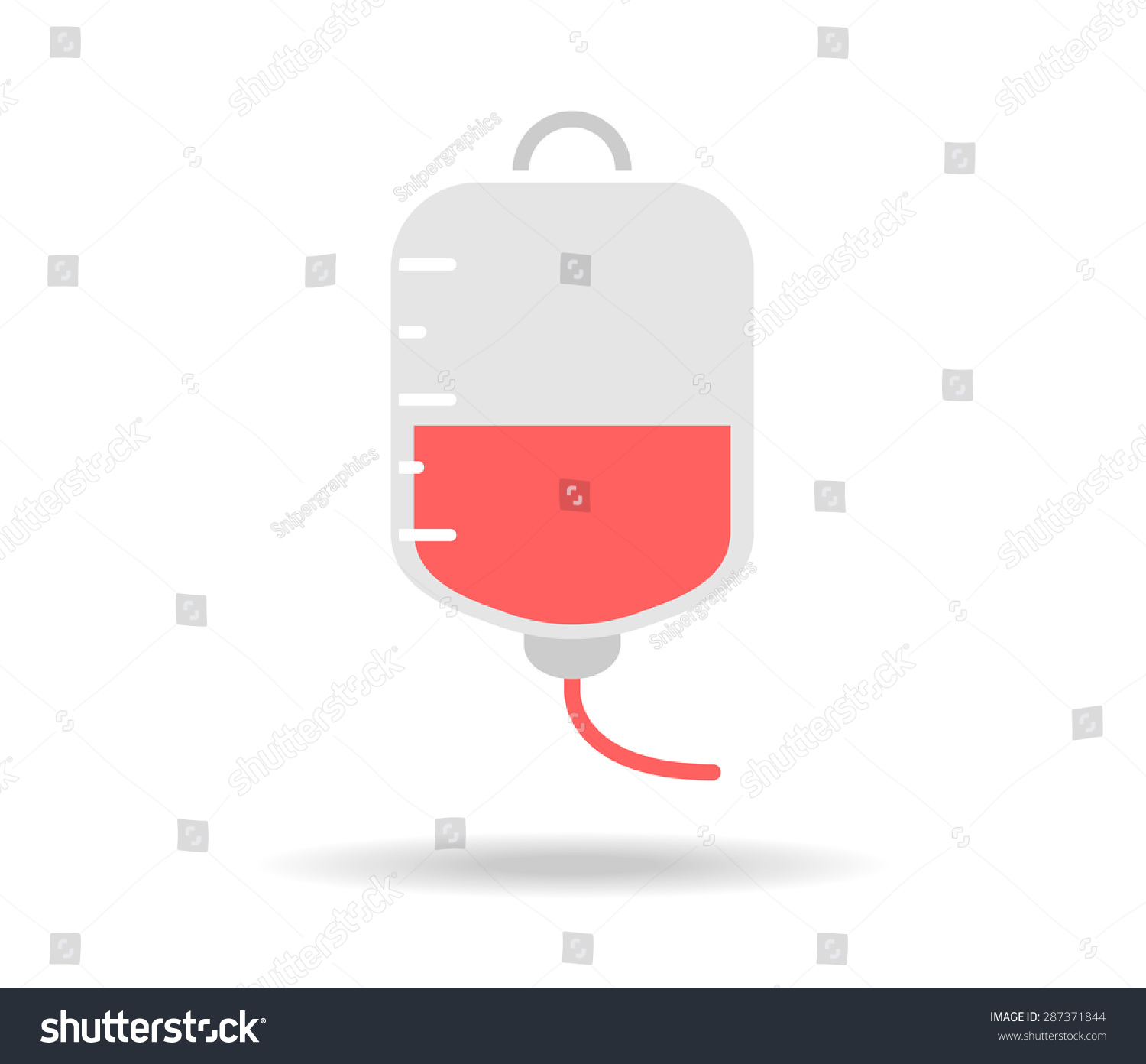 Blood Bag Vector Illustration - 287371844 : Shutterstock