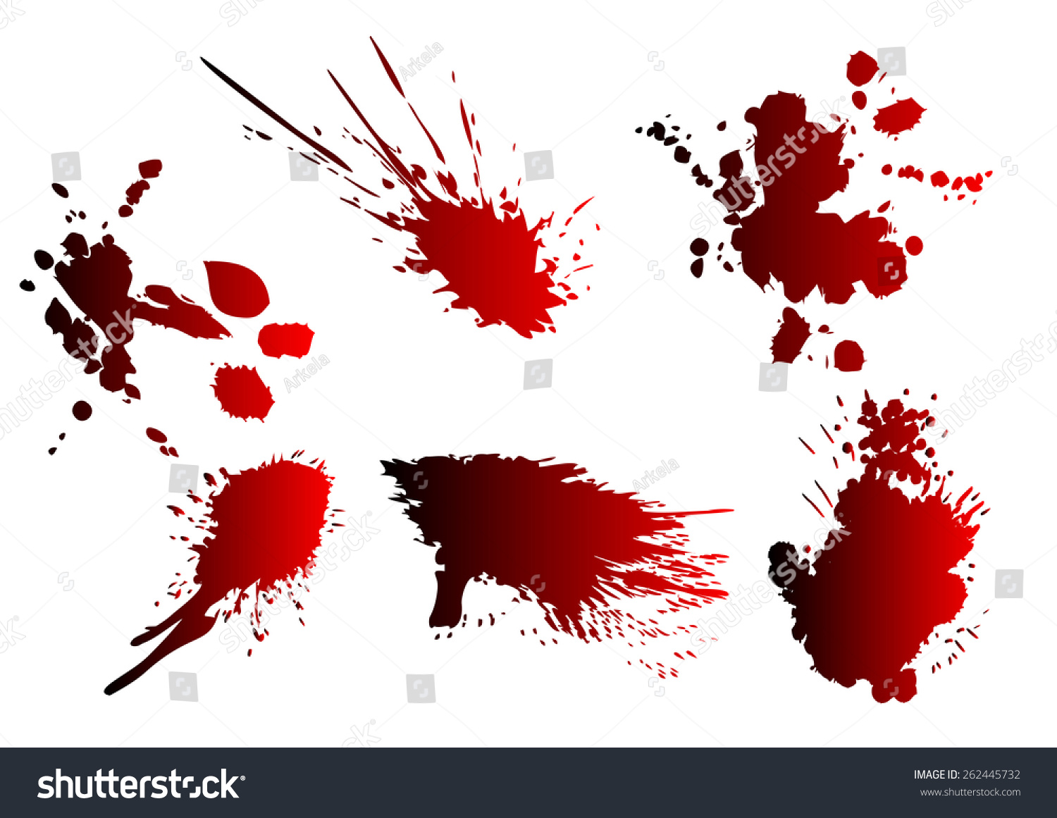 Blood Spatter Stock Vector (Royalty Free) 262445732 | Shutterstock