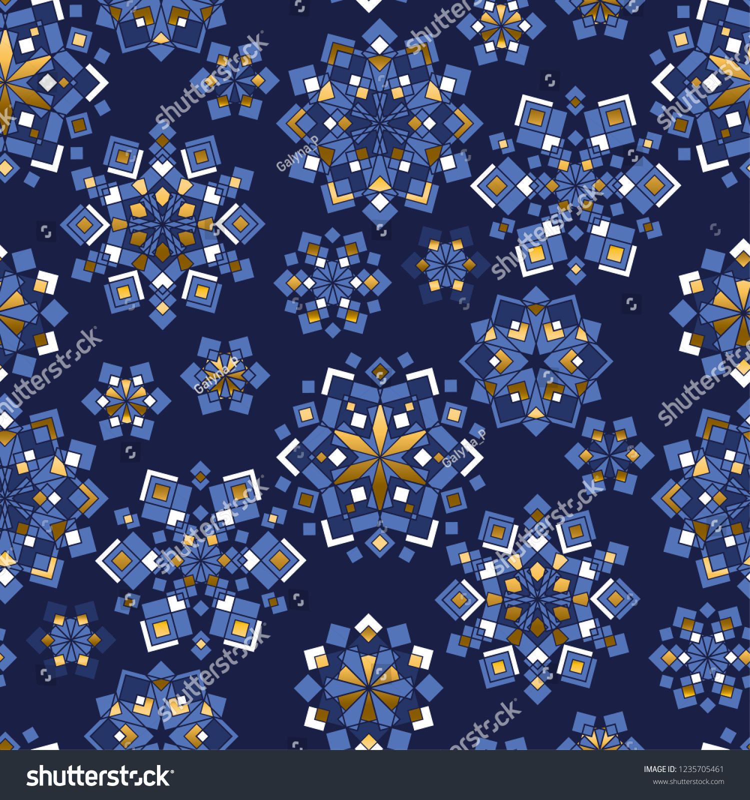 blue and gold christmas wrapping paper