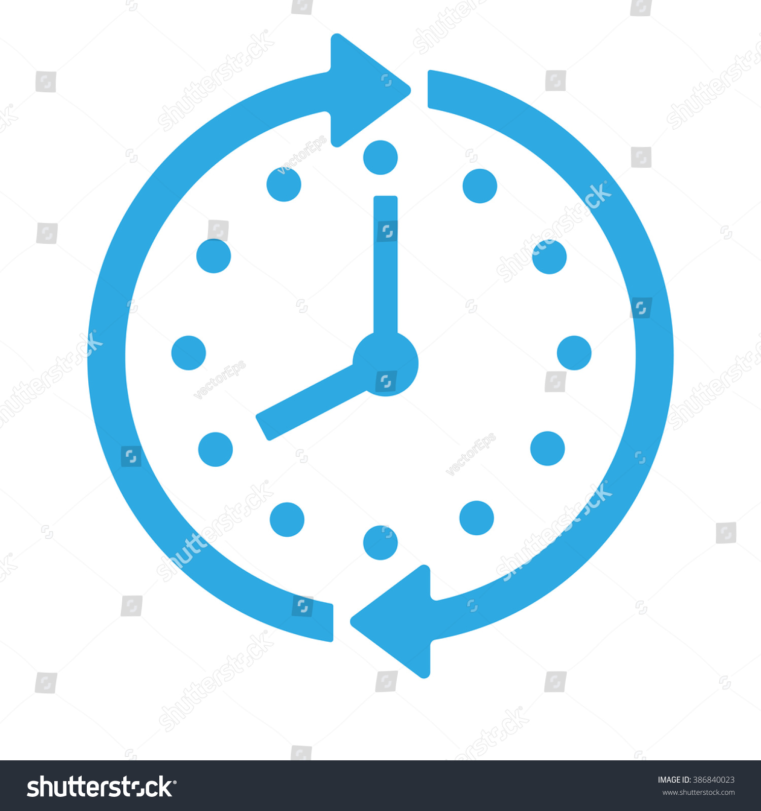 clock icon vector background sign symbol button isolated flat shutterstock app internet concept simple modern business trendy support mobile web