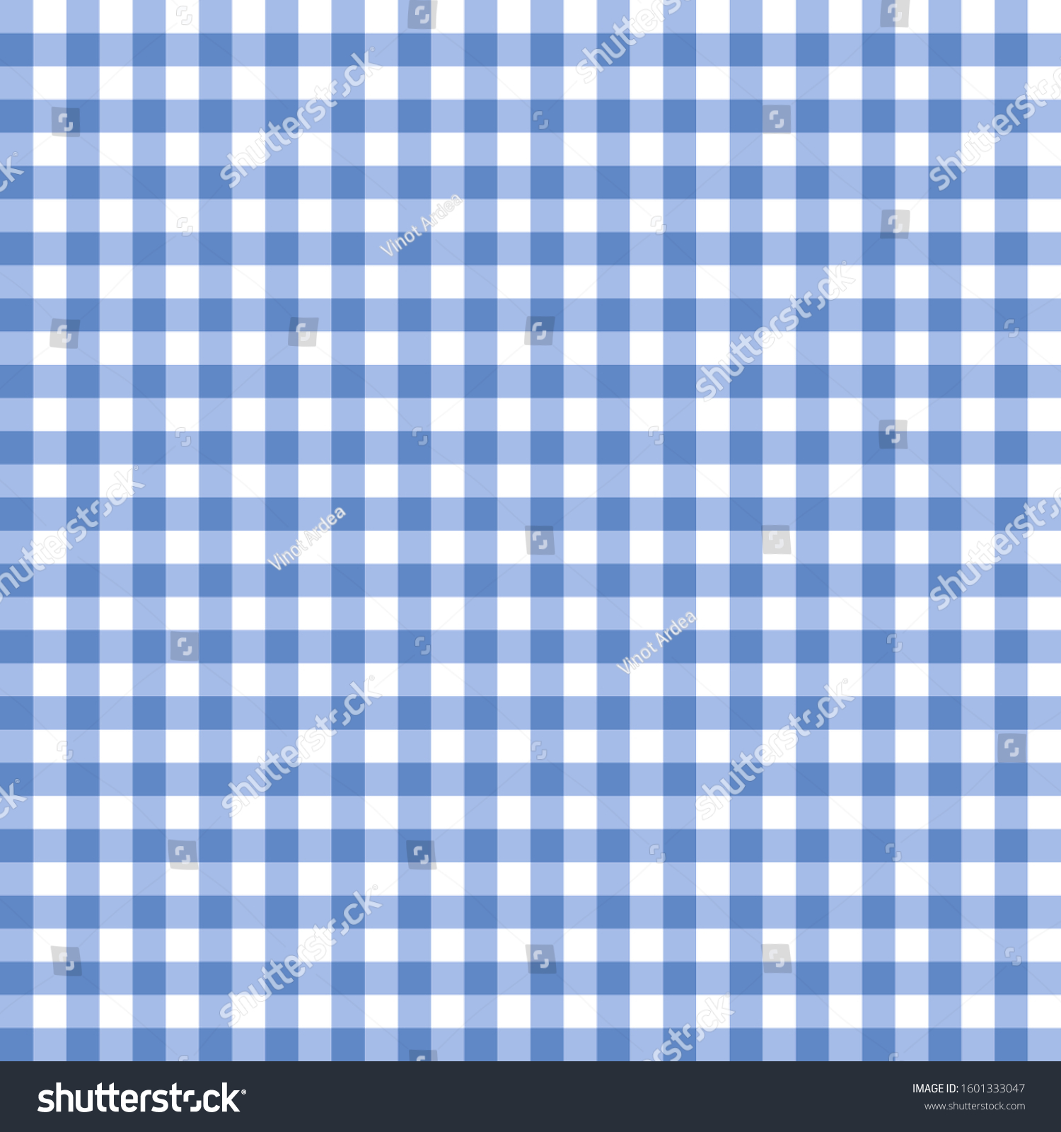 Gingham Check Bomber - Blue Gingham Check main image 1