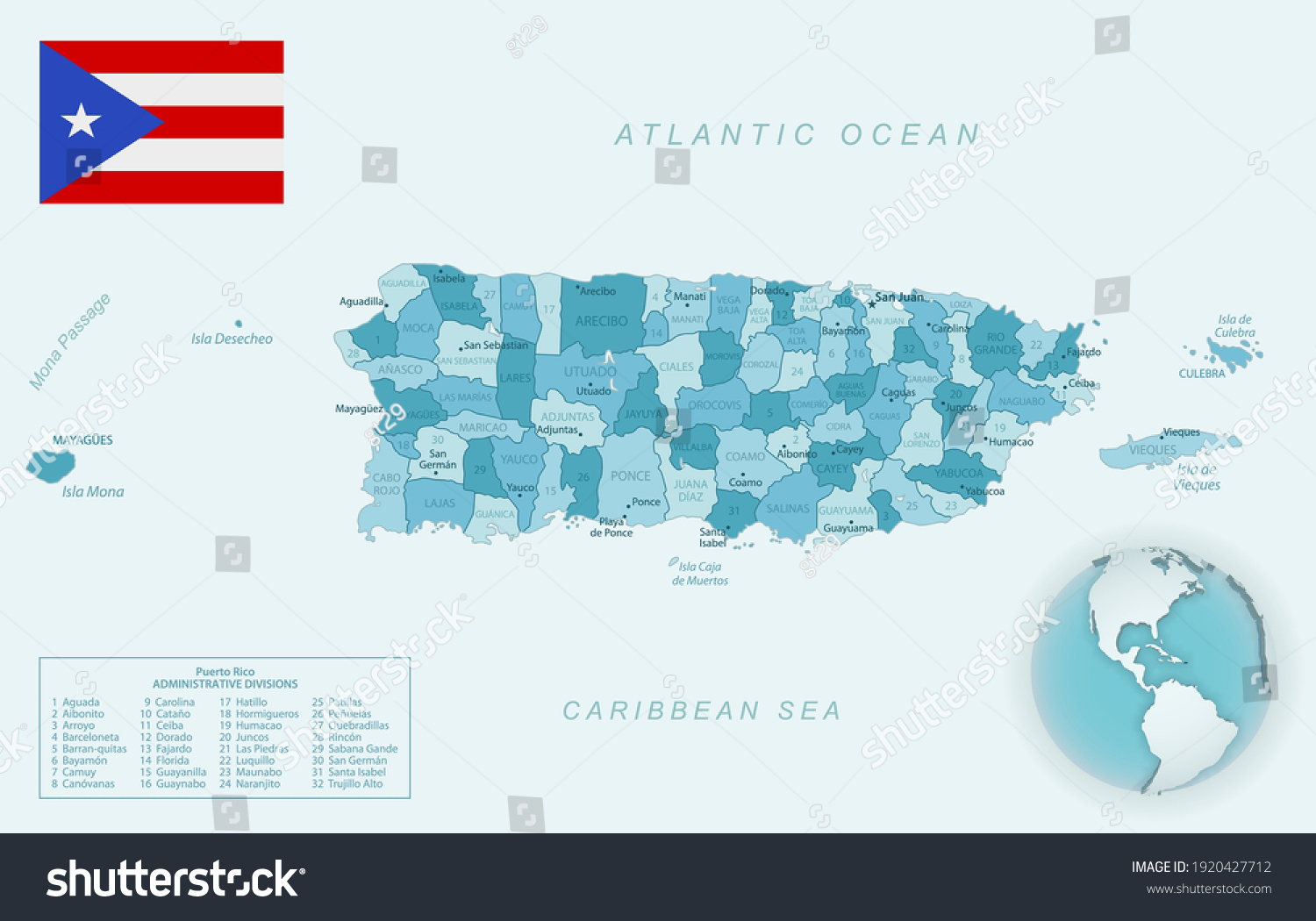 620 Puerto rico globe 3d Images, Stock Photos & Vectors | Shutterstock