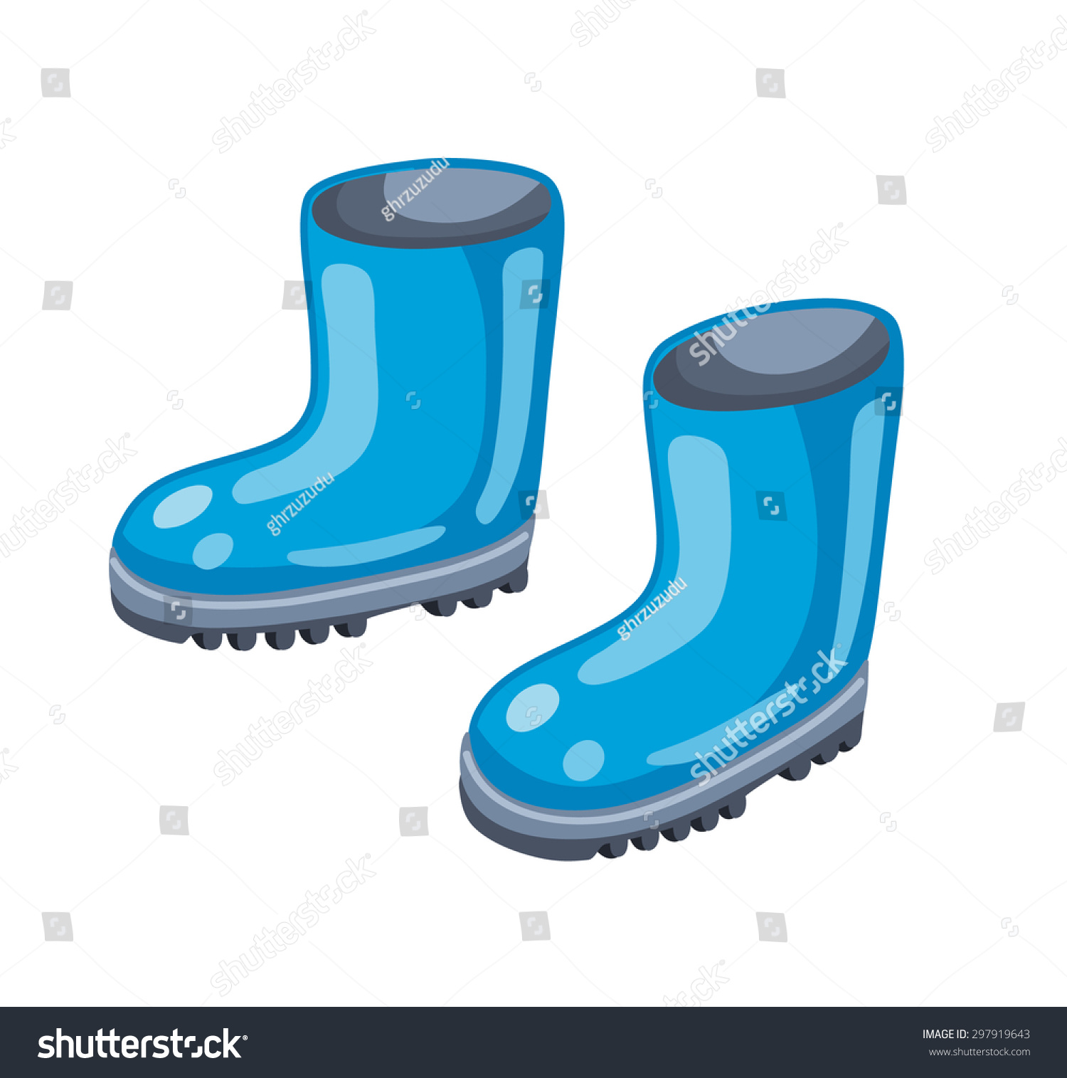 blue gumboots