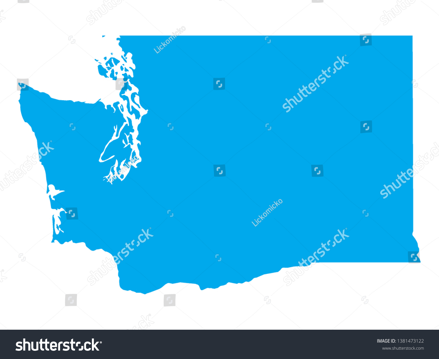 11,823 Washington state map icon Images, Stock Photos & Vectors ...