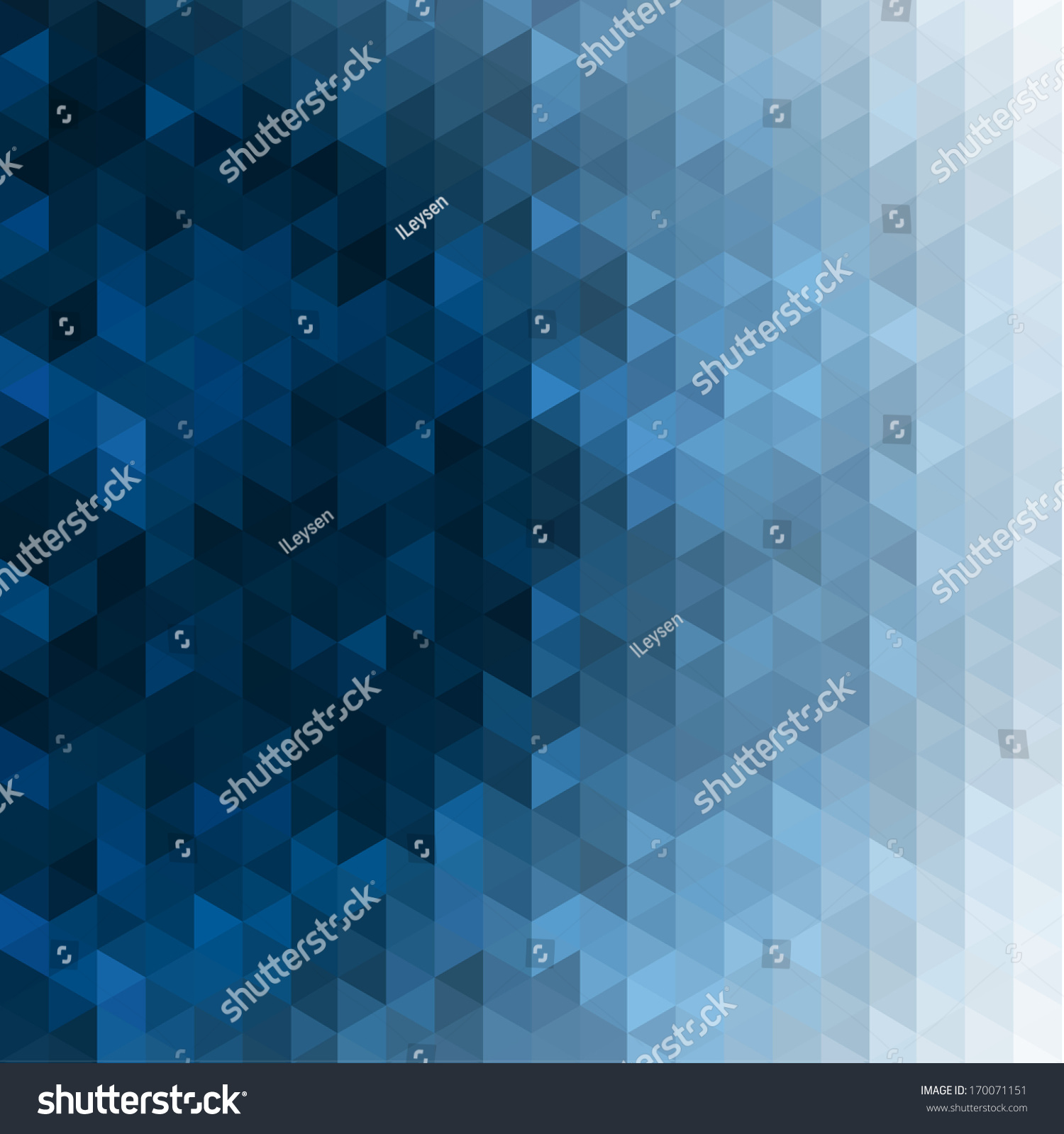 Blue Mosaic Background Stock Vector 170071151 - Shutterstock
