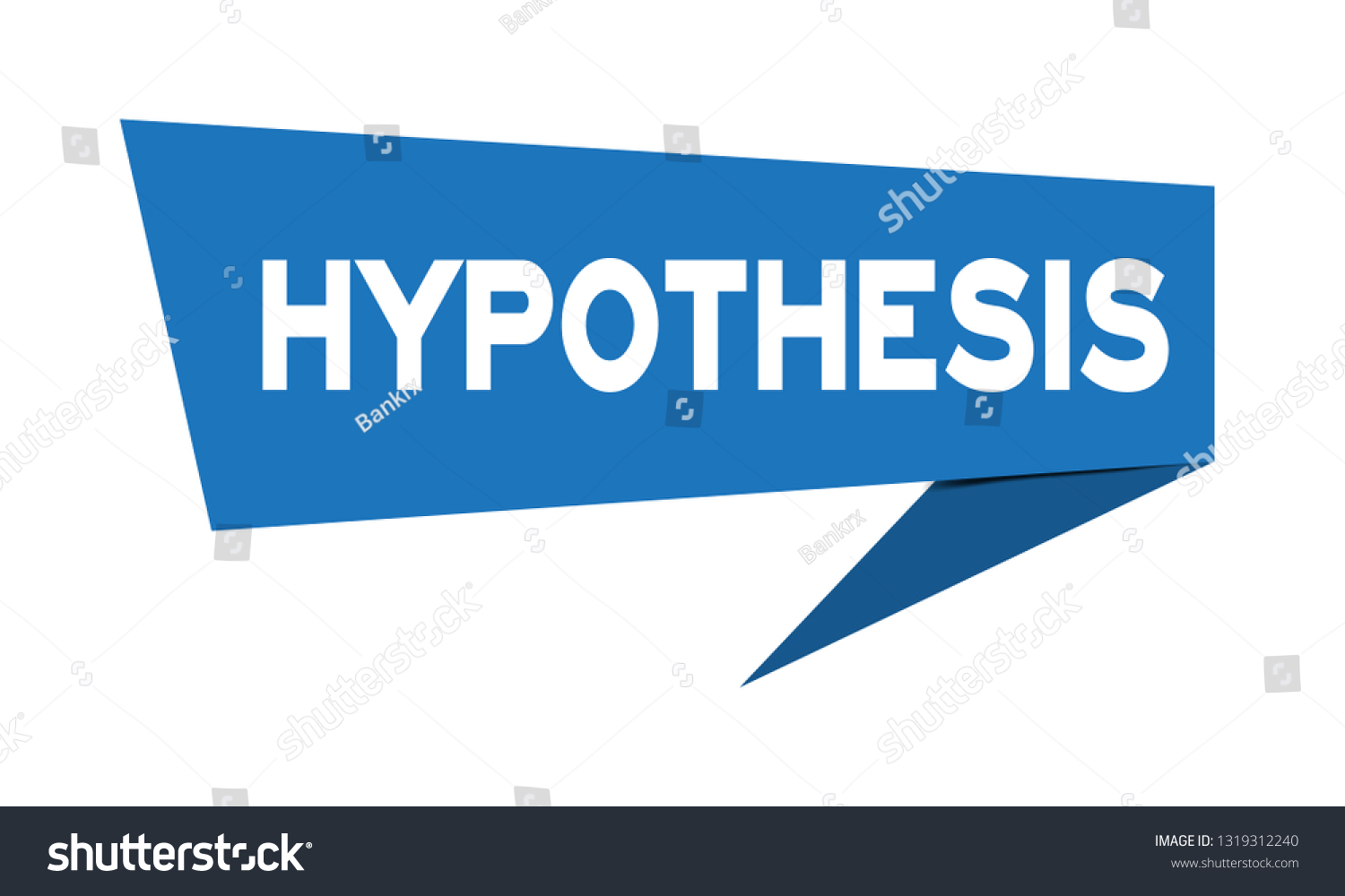 part of speech of the word hypothesis