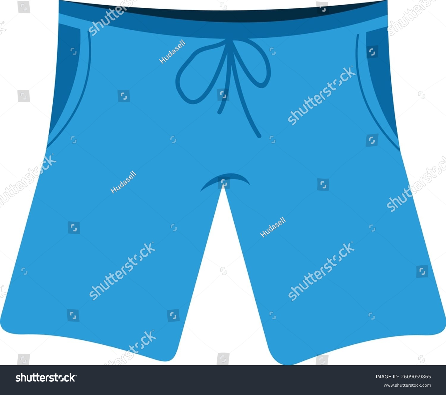 blue shorts graphic design clip art preview