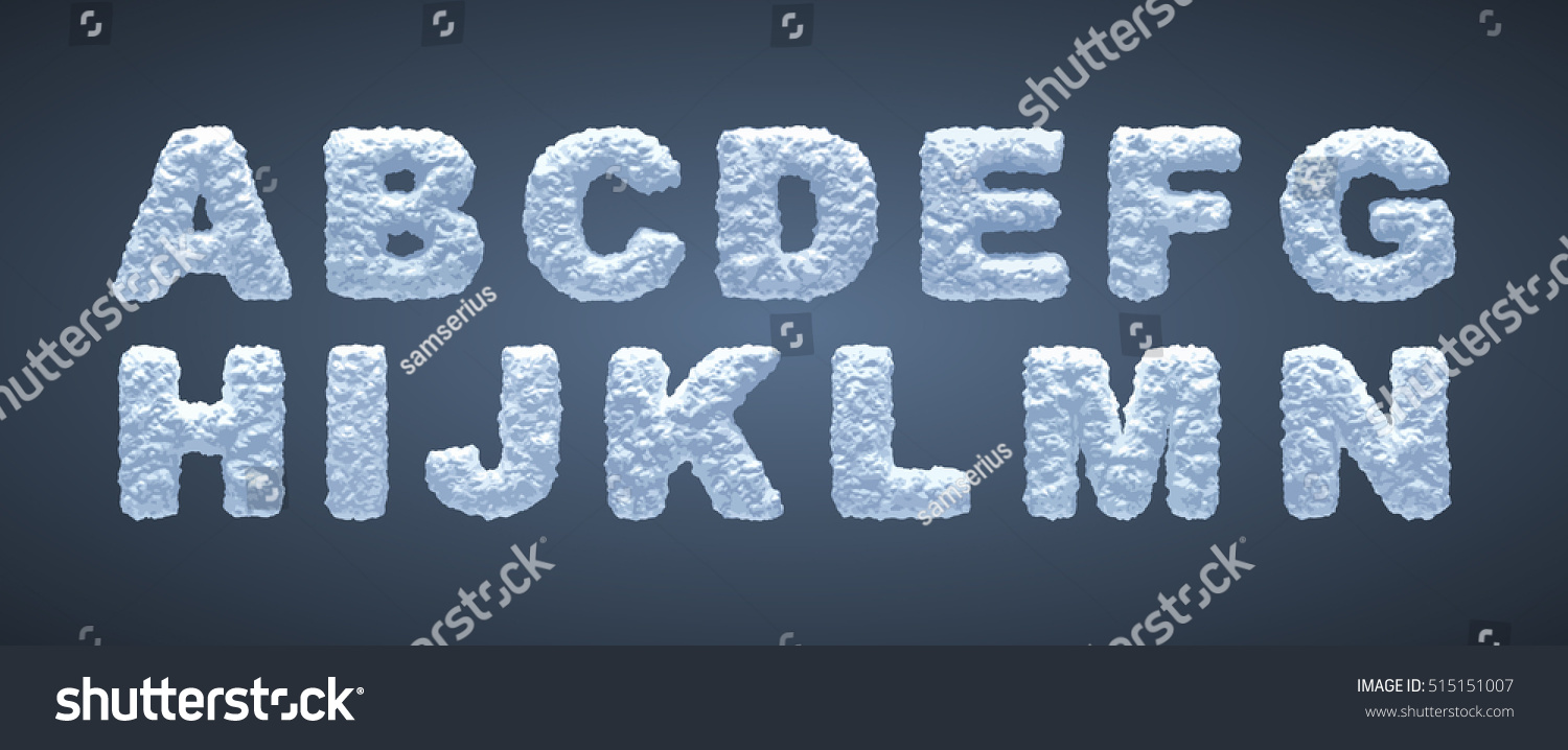 9,871 3d letters snow Images, Stock Photos & Vectors | Shutterstock