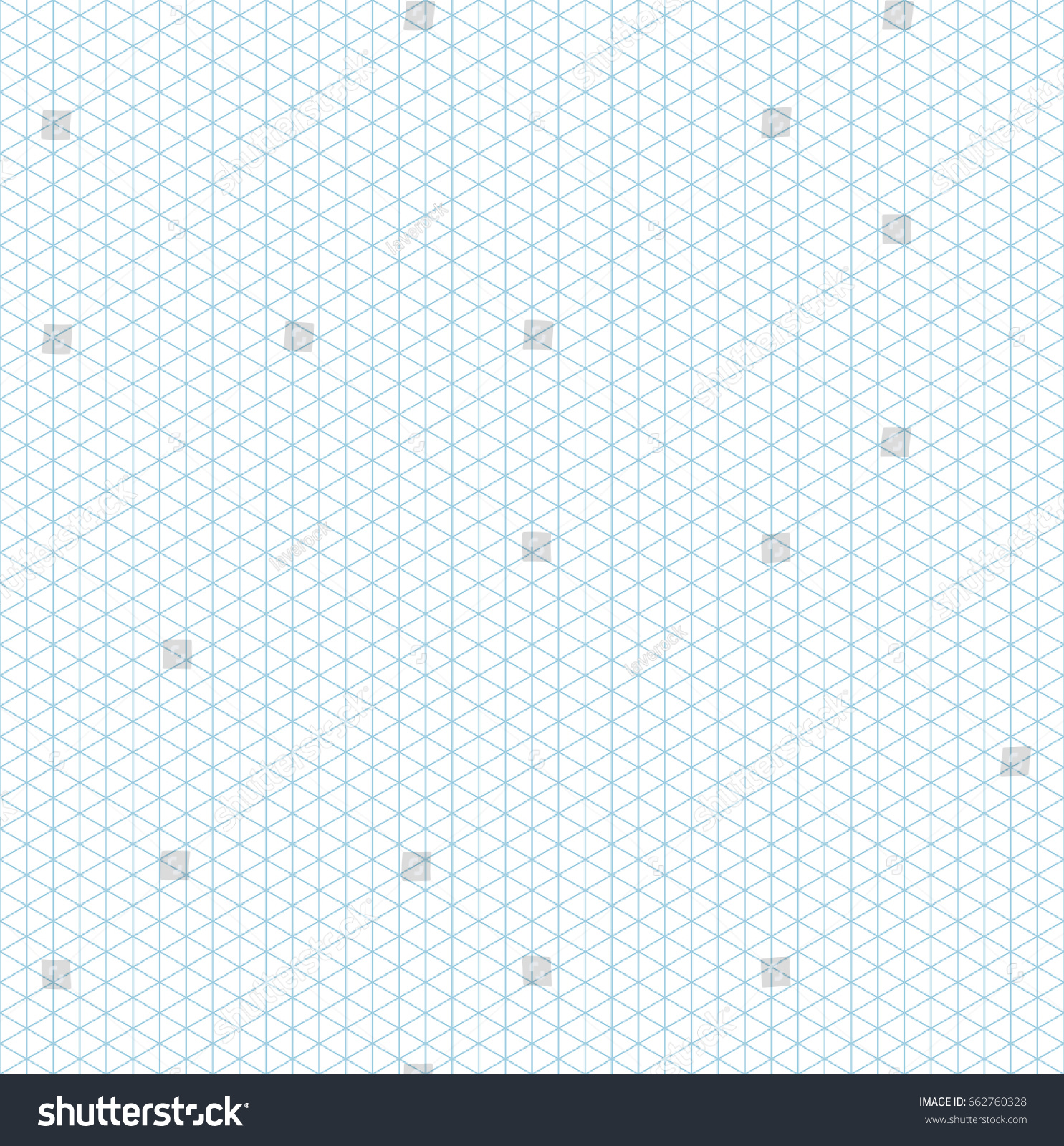 blue vector isometric grid graph paper stock vector royalty free hexagonal grid graph paper