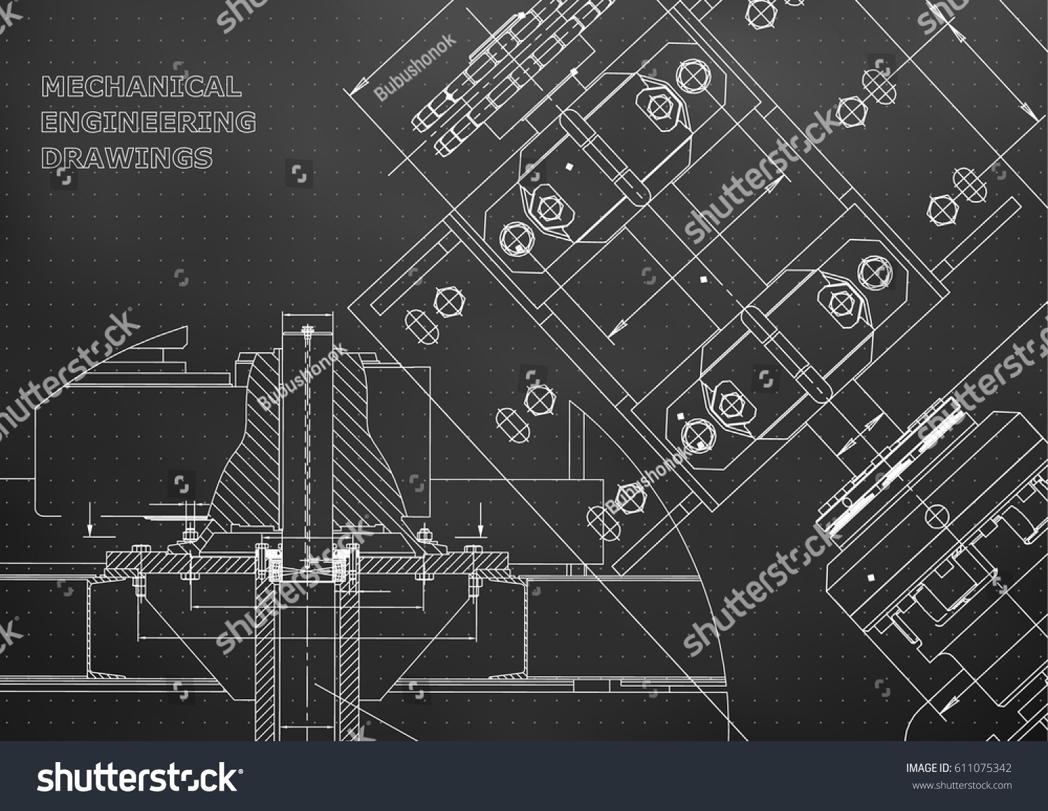 Blueprints Mechanical Construction Technical Design ...