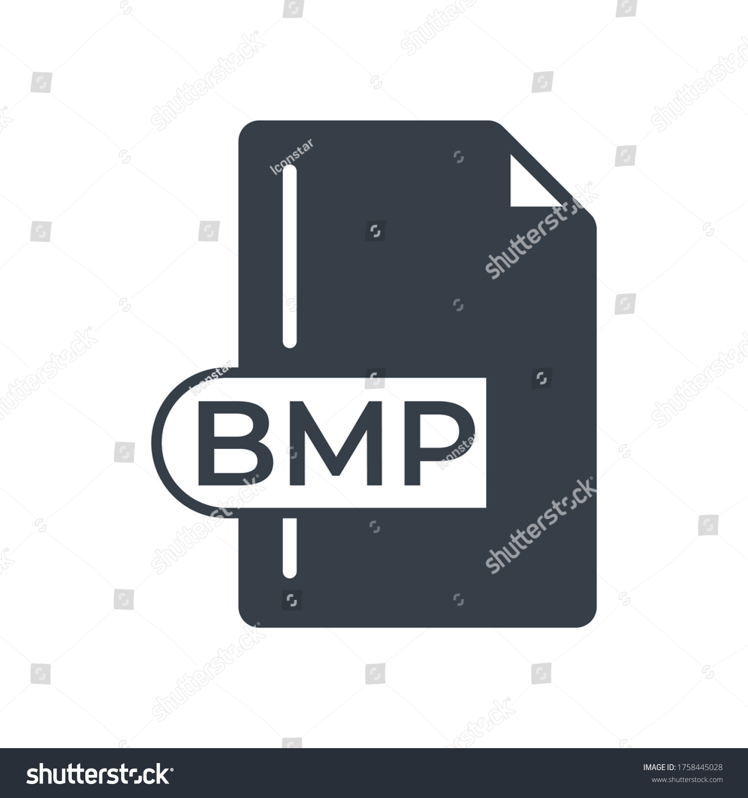 Bmp File Format Icon Bitmap Image 库存矢量图（免版税）1758445028