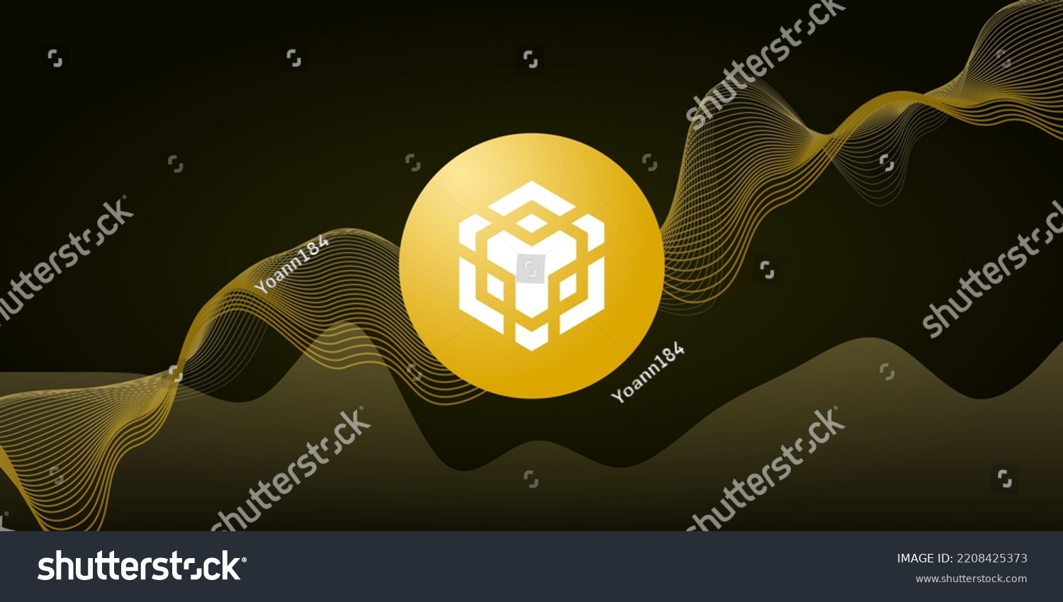 SVG of BNB Binance blockchain abstract background digital cryptocurrency svg
