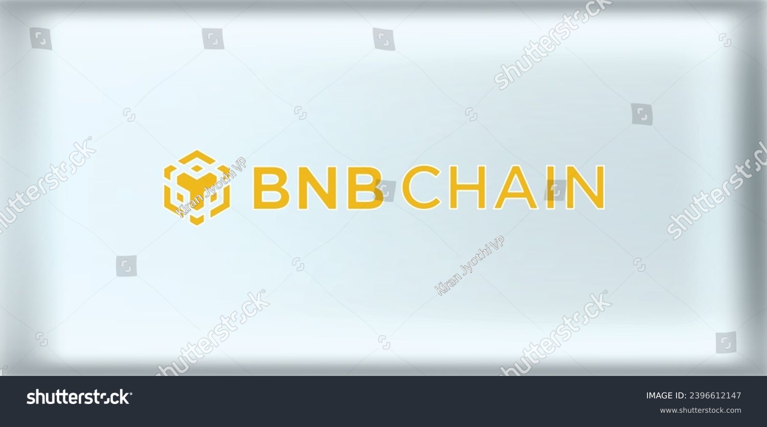 SVG of BNB Chain cryptocurrency logo vector illustration, Decentralized blockchain illustration, branding, websites, mobile apps, and marketing collateral svg