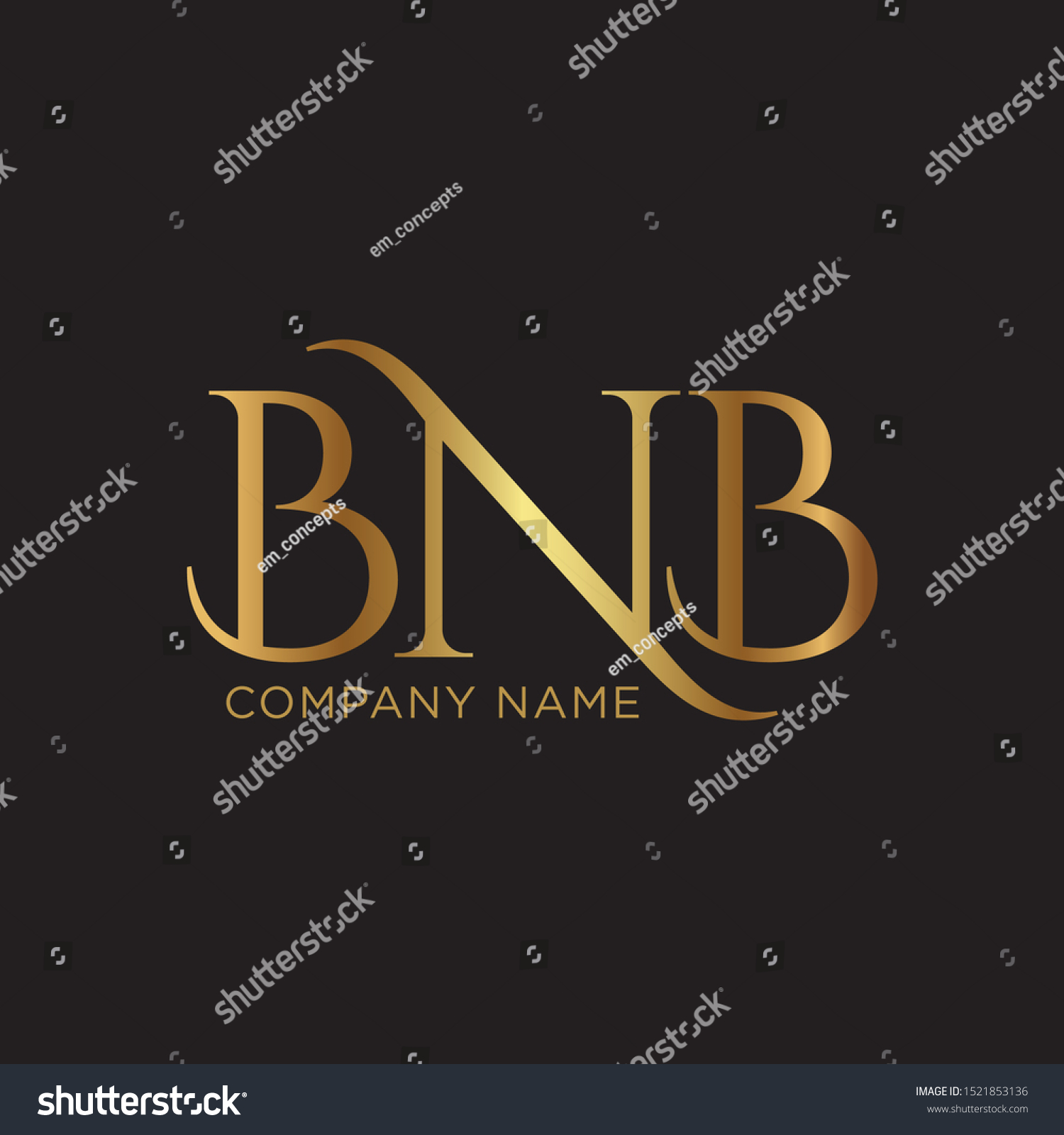 SVG of BNB Gold Logo Design Vector svg