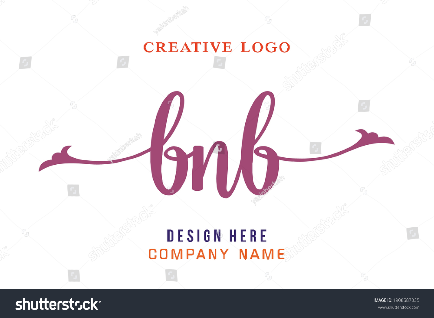 SVG of BNB lettering logo is simple, easy to understand and authoritative svg