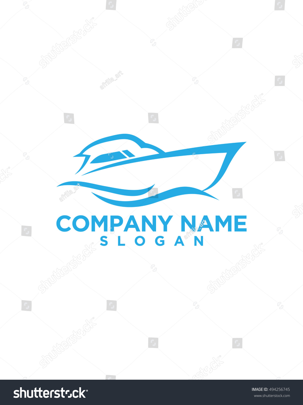 Boat Rent Logo Design 4 Stock Vector Illustration 494256745 : Shutterstock