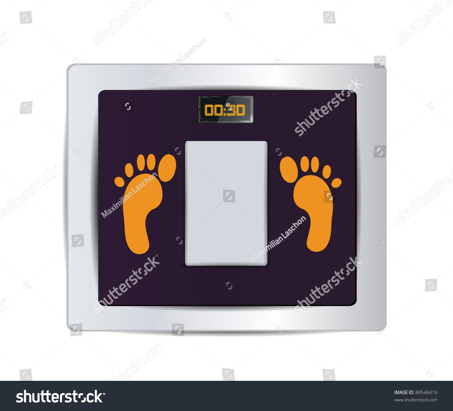 SVG of Body Fat Scale Isolated svg