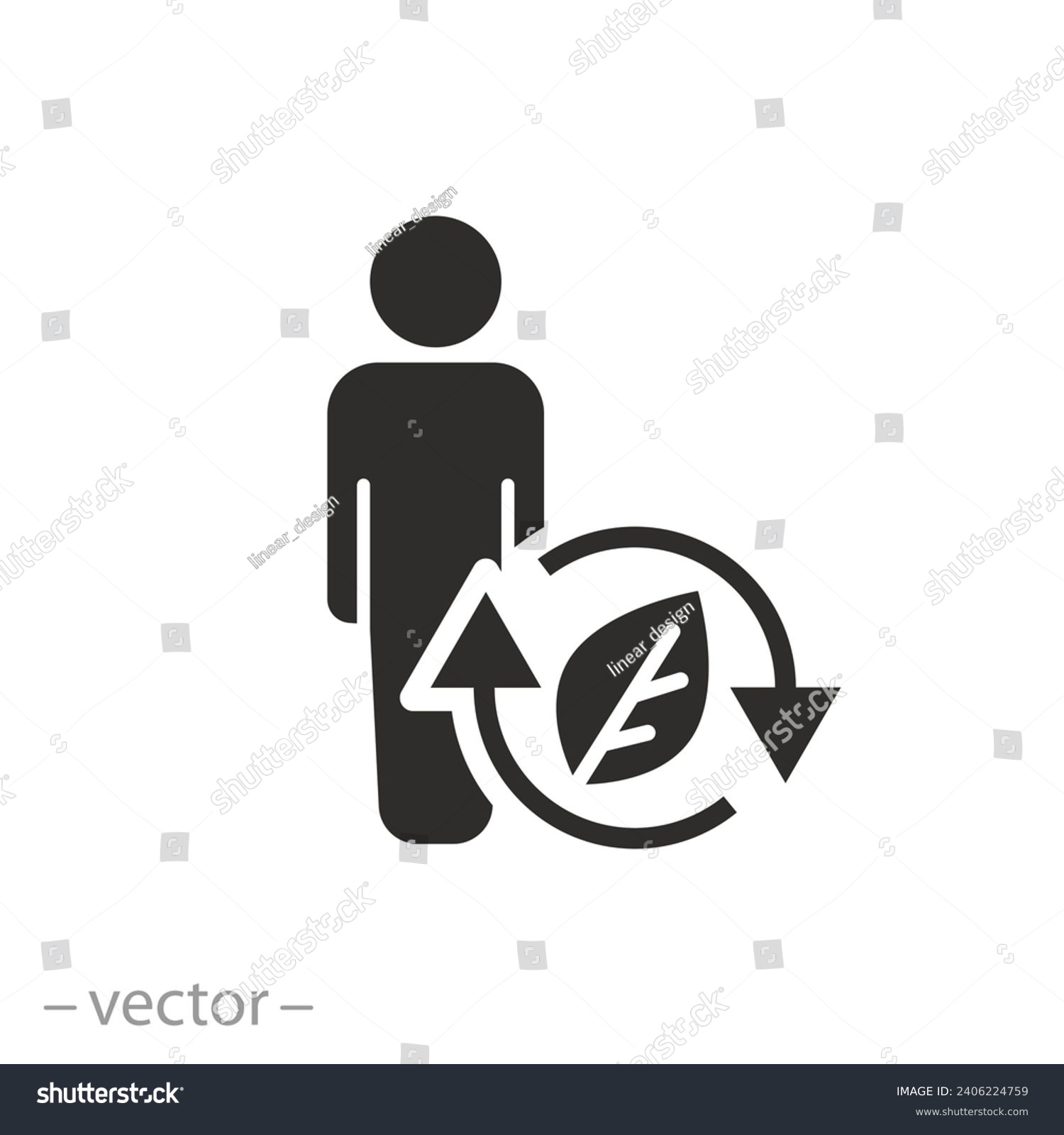 SVG of body human with cleansing process icon, detoxification organism, healthy lifestyle, flat symbol - vector illustration svg