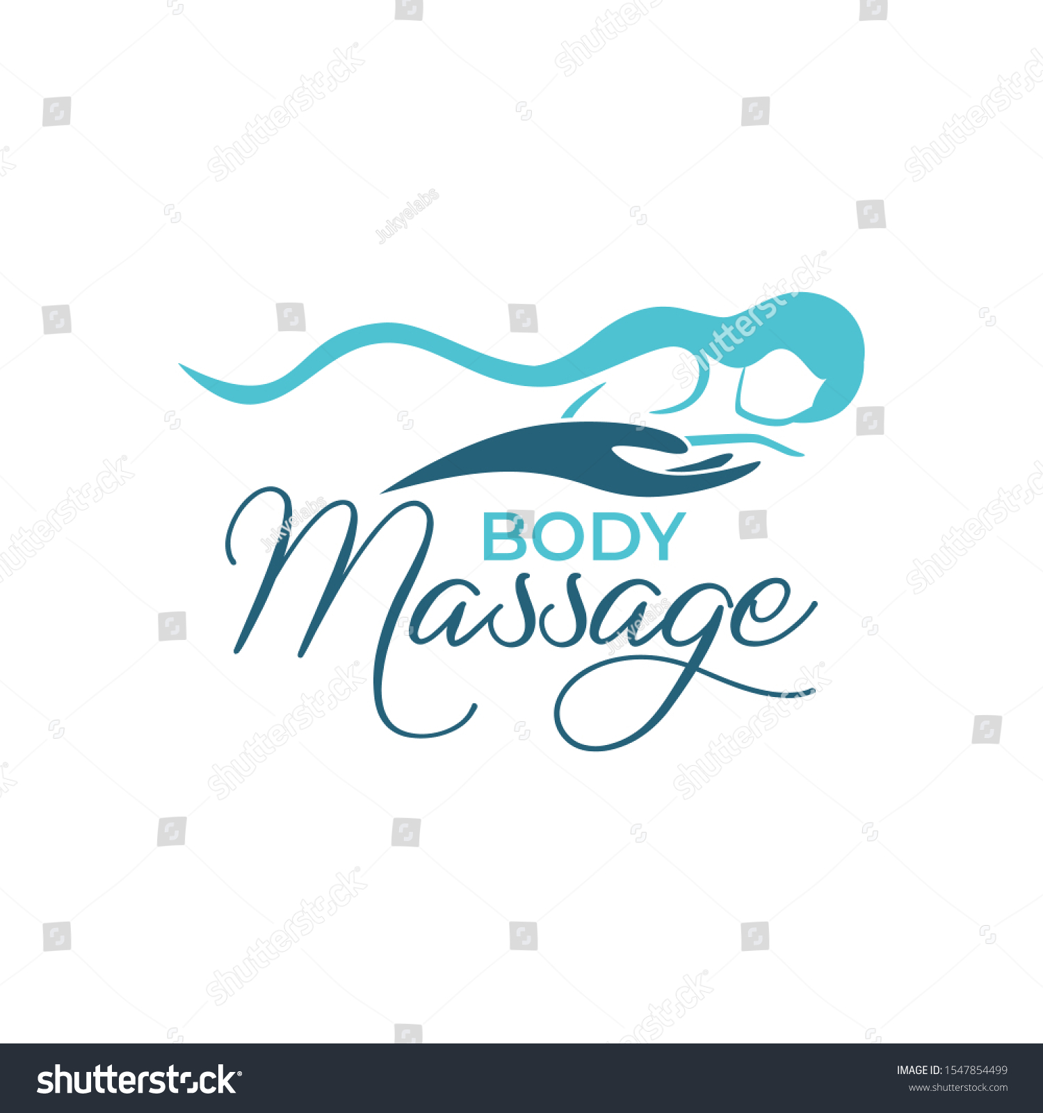 Body Massage Logo Vector Illustration Stock Vector Royalty Free 1547854499 5268