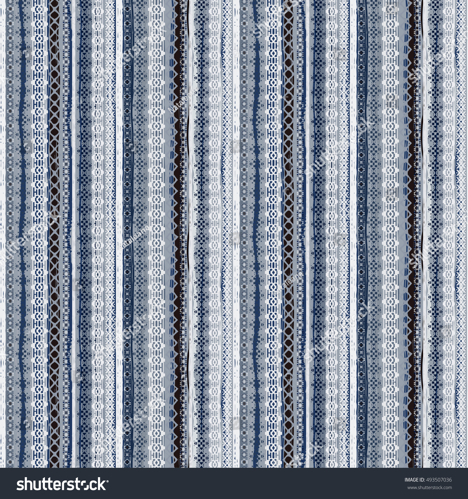 Boho Style Ethnic Seamless Pattern Tribal Stock Vector Royalty Free Boho style Ethnic seamless pattern Tribal art print Old abstract striped background texture